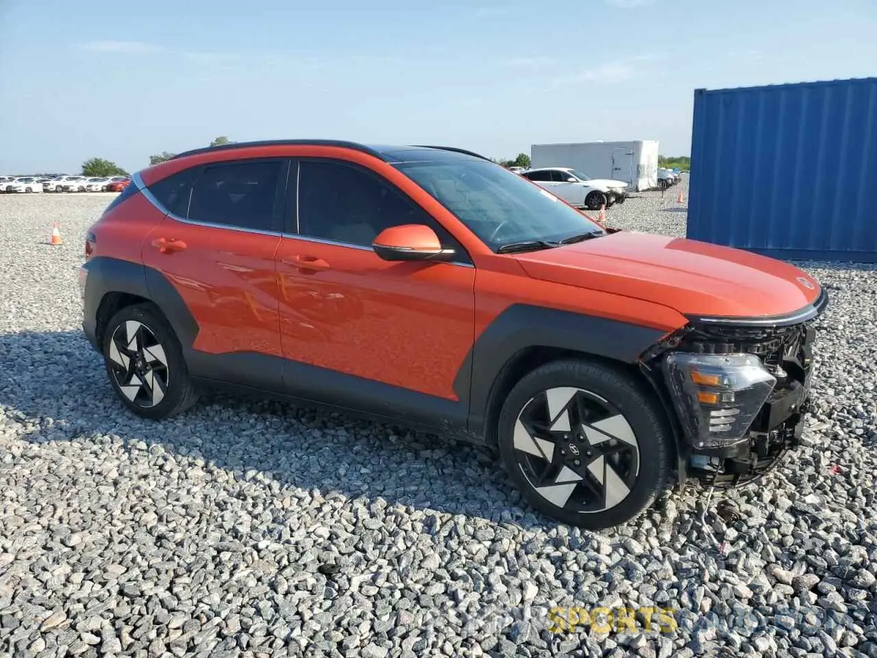 4 fotografías del automóvil dañado KM8HE3A3XRU081704 HYUNDAI KONA 2024