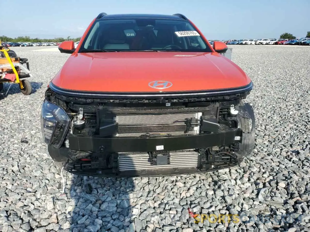 5 fotografías del automóvil dañado KM8HE3A3XRU081704 HYUNDAI KONA 2024