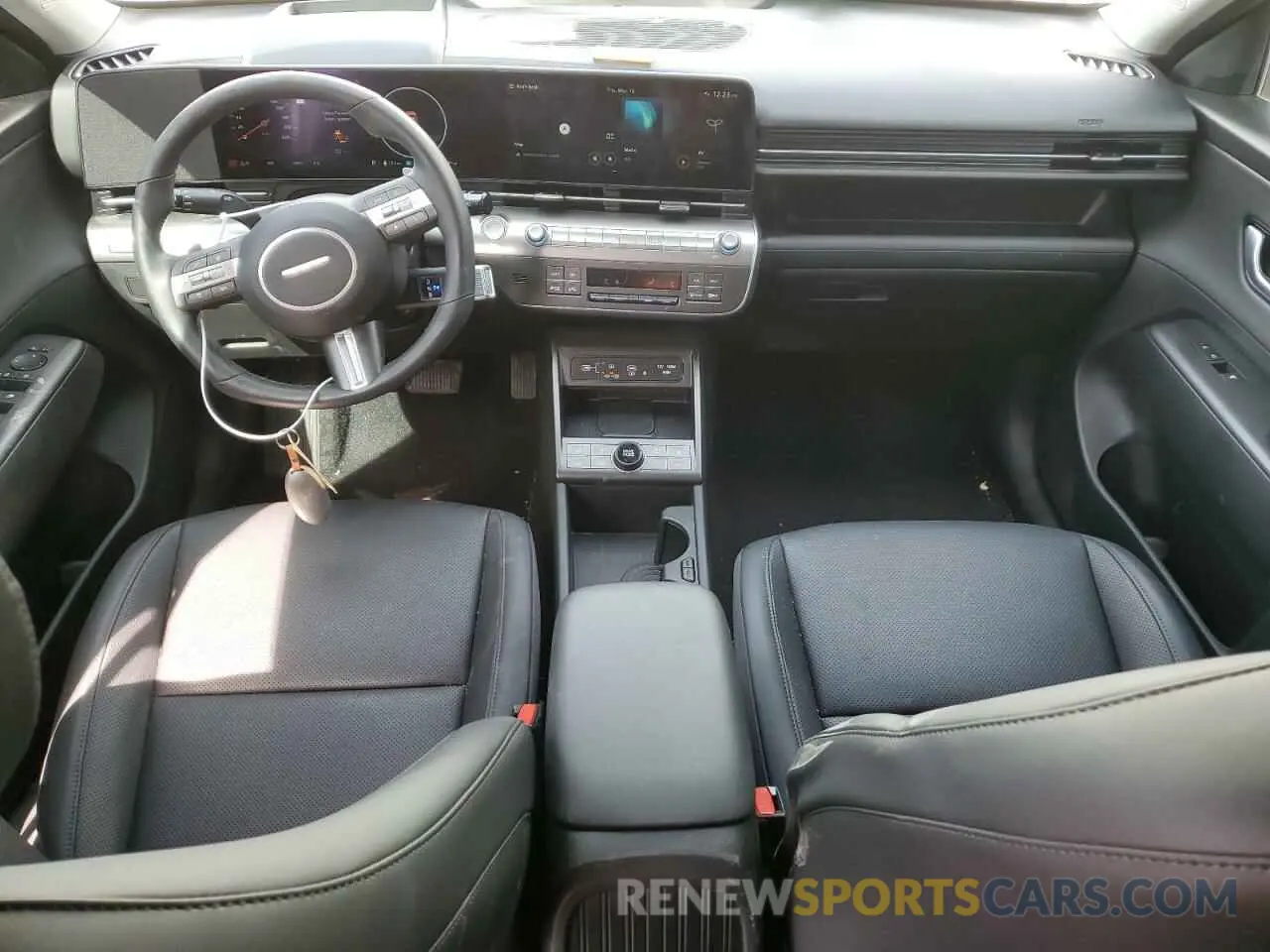 8 fotografías del automóvil dañado KM8HE3A64RU006765 HYUNDAI KONA 2024