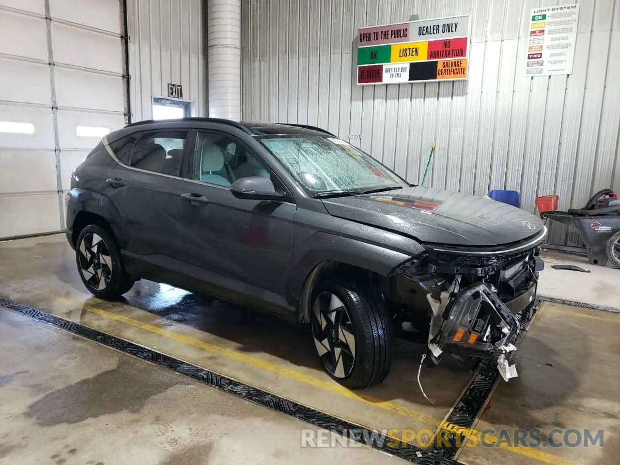 4 fotografías del automóvil dañado KM8HECA34RU079186 HYUNDAI KONA 2024