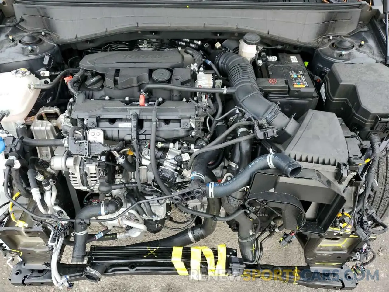 12 fotografías del automóvil dañado KM8HECA36RU172176 HYUNDAI KONA 2024