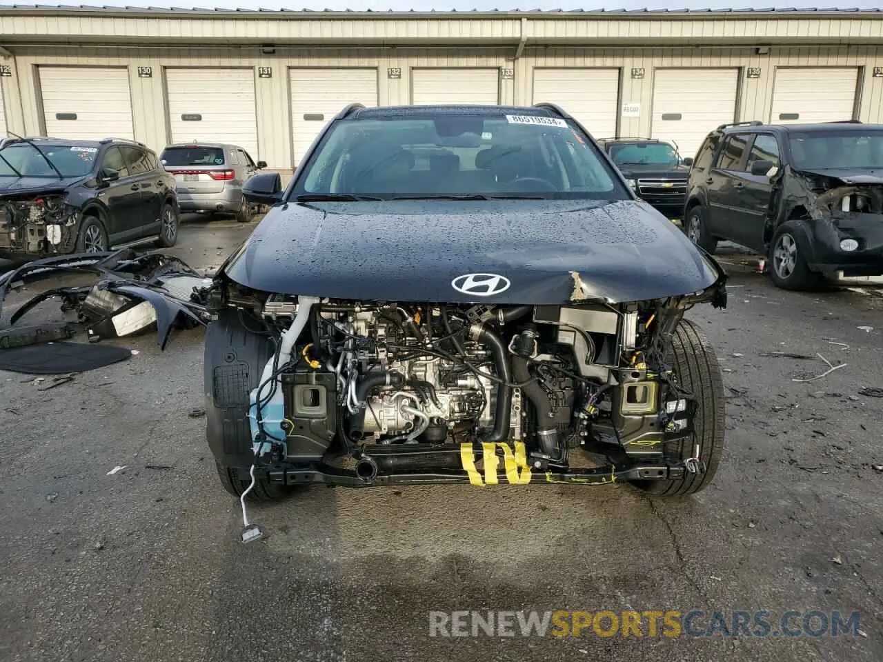 5 fotografías del automóvil dañado KM8HECA36RU172176 HYUNDAI KONA 2024