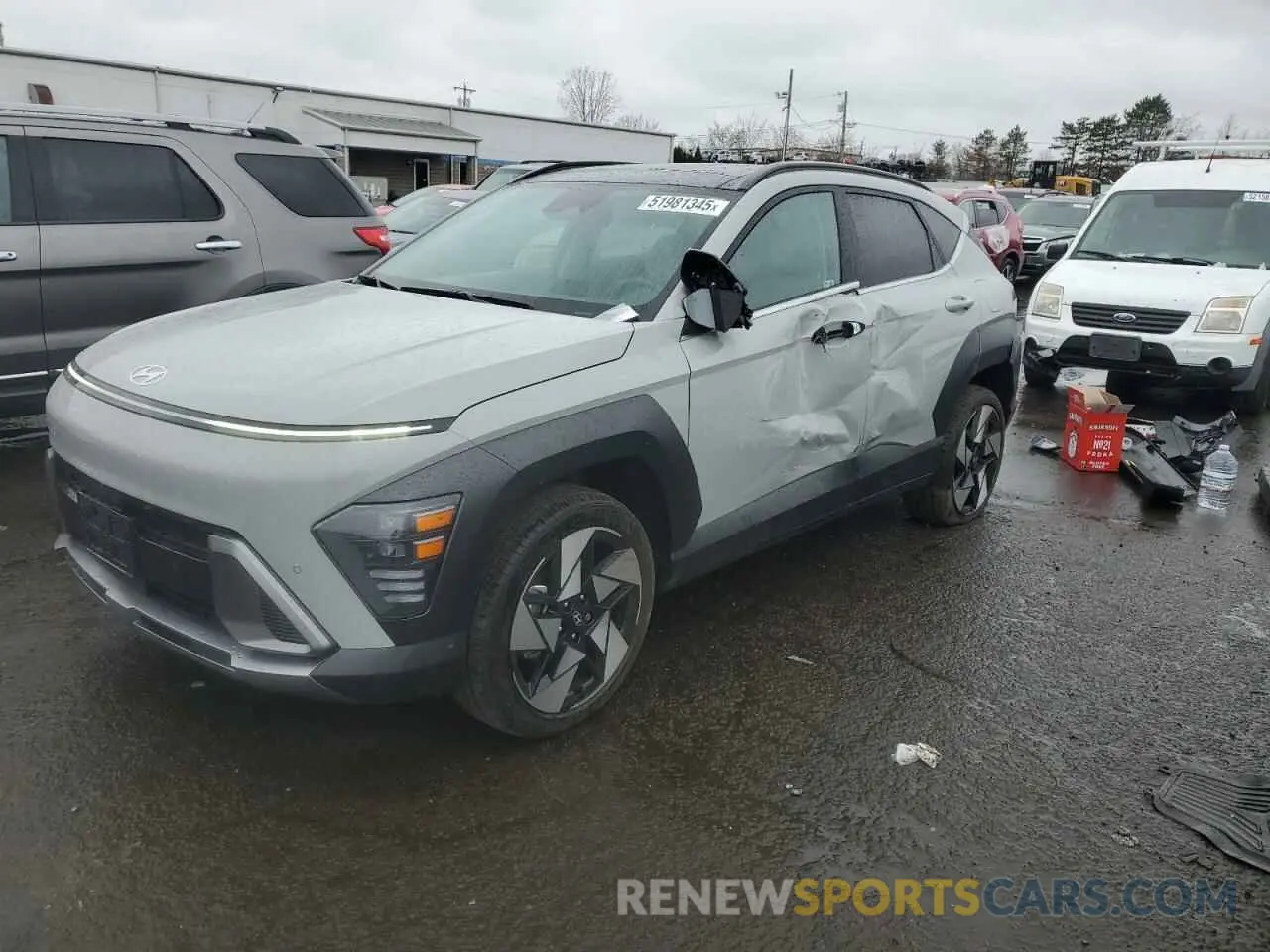 1 fotografías del automóvil dañado KM8HECA37RU050734 HYUNDAI KONA 2024