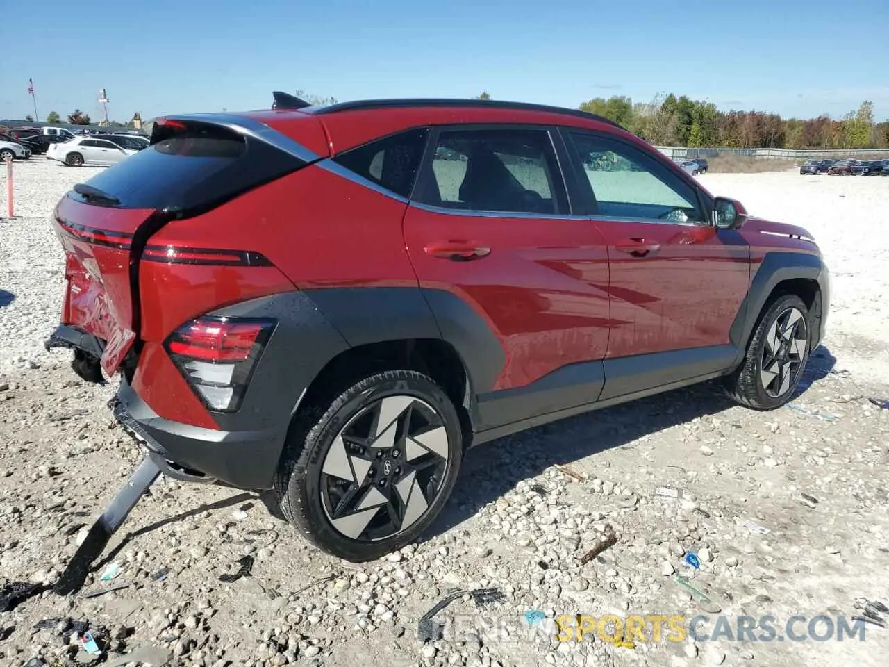 3 fotografías del automóvil dañado KM8HECA37RU069770 HYUNDAI KONA 2024