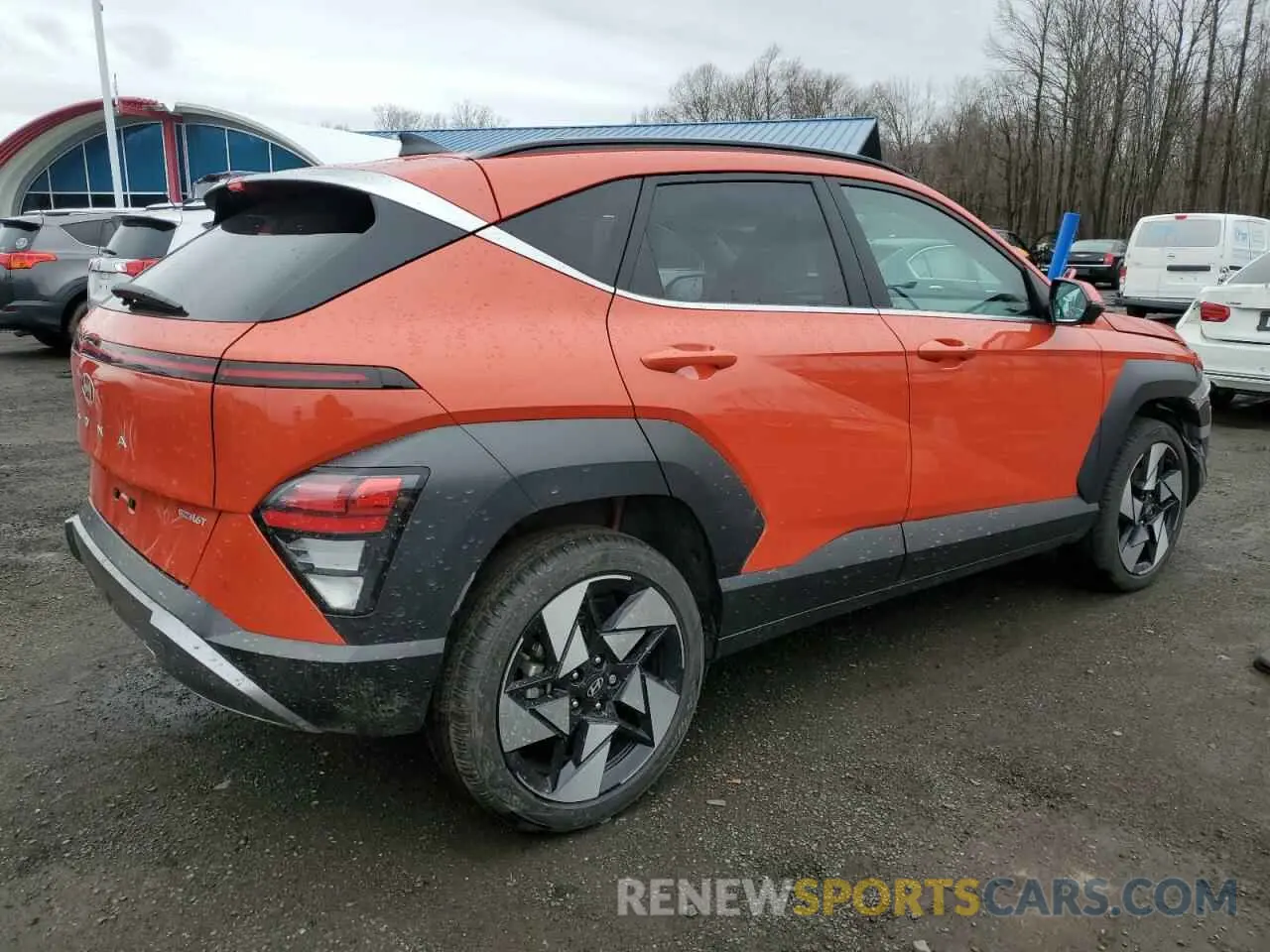 3 fotografías del automóvil dañado KM8HECA37RU081921 HYUNDAI KONA 2024