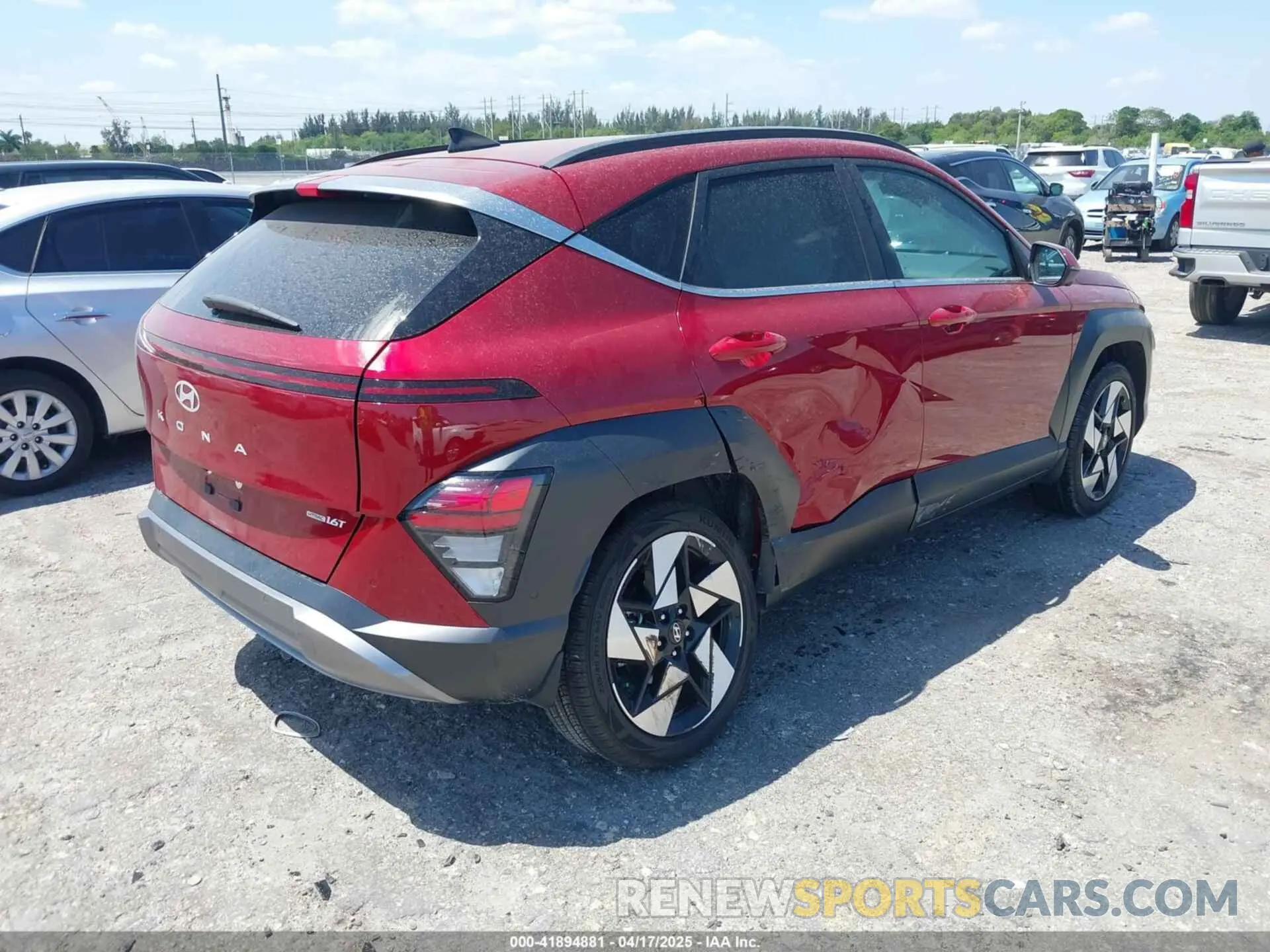 4 fotografías del automóvil dañado KM8HECA37RU111581 HYUNDAI KONA 2024