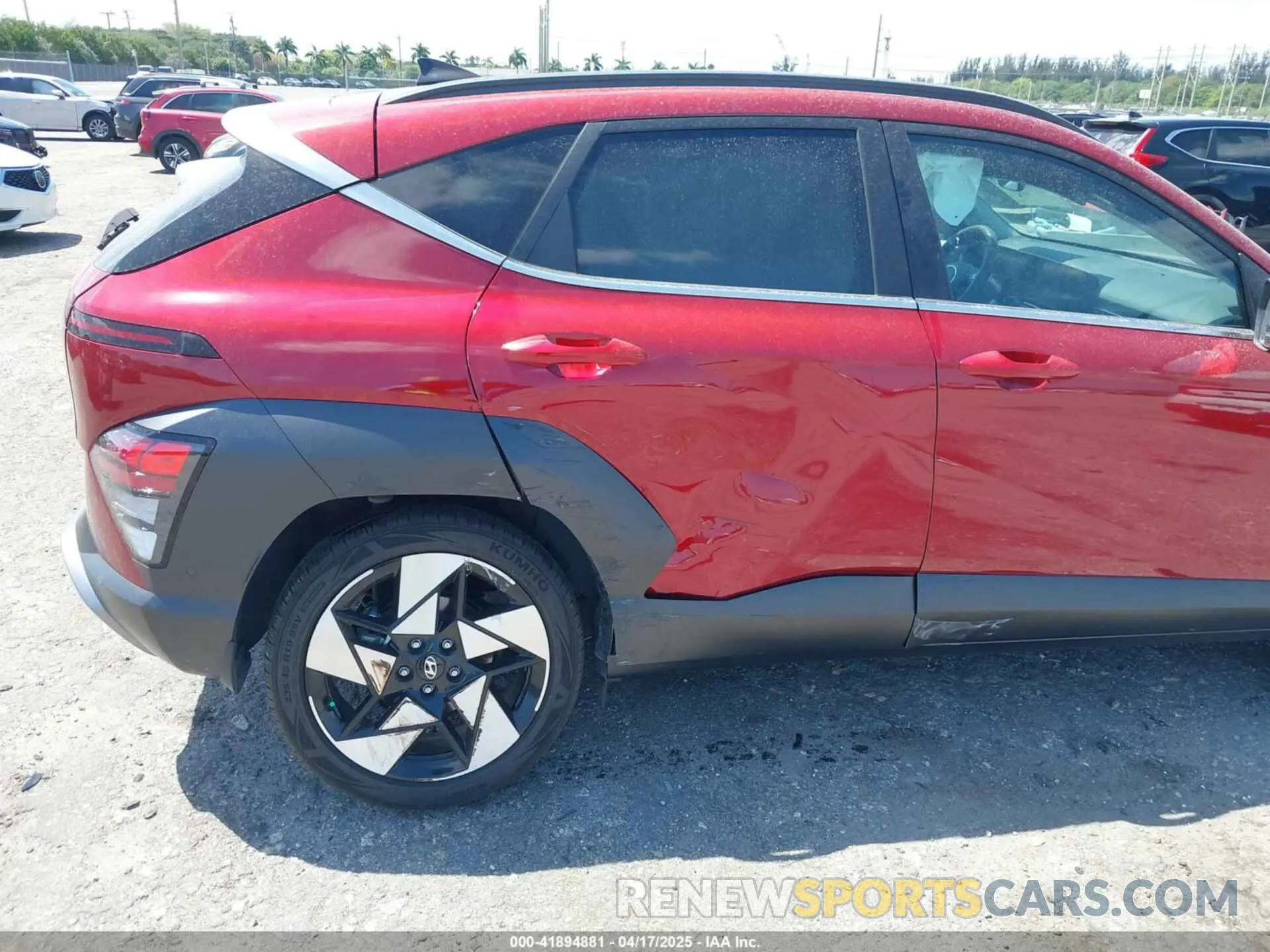 6 fotografías del automóvil dañado KM8HECA37RU111581 HYUNDAI KONA 2024