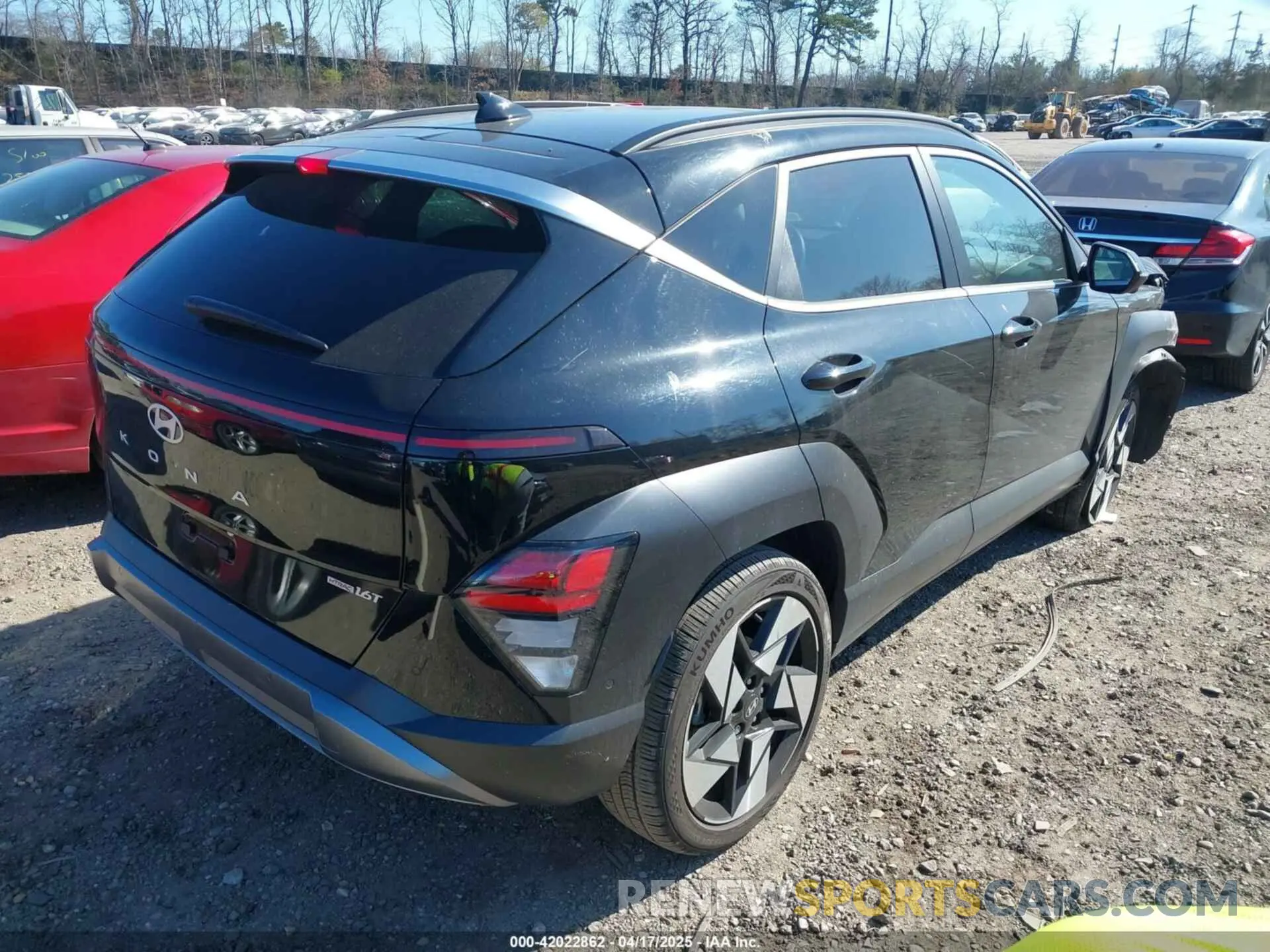 4 fotografías del automóvil dañado KM8HECA3XRU115110 HYUNDAI KONA 2024