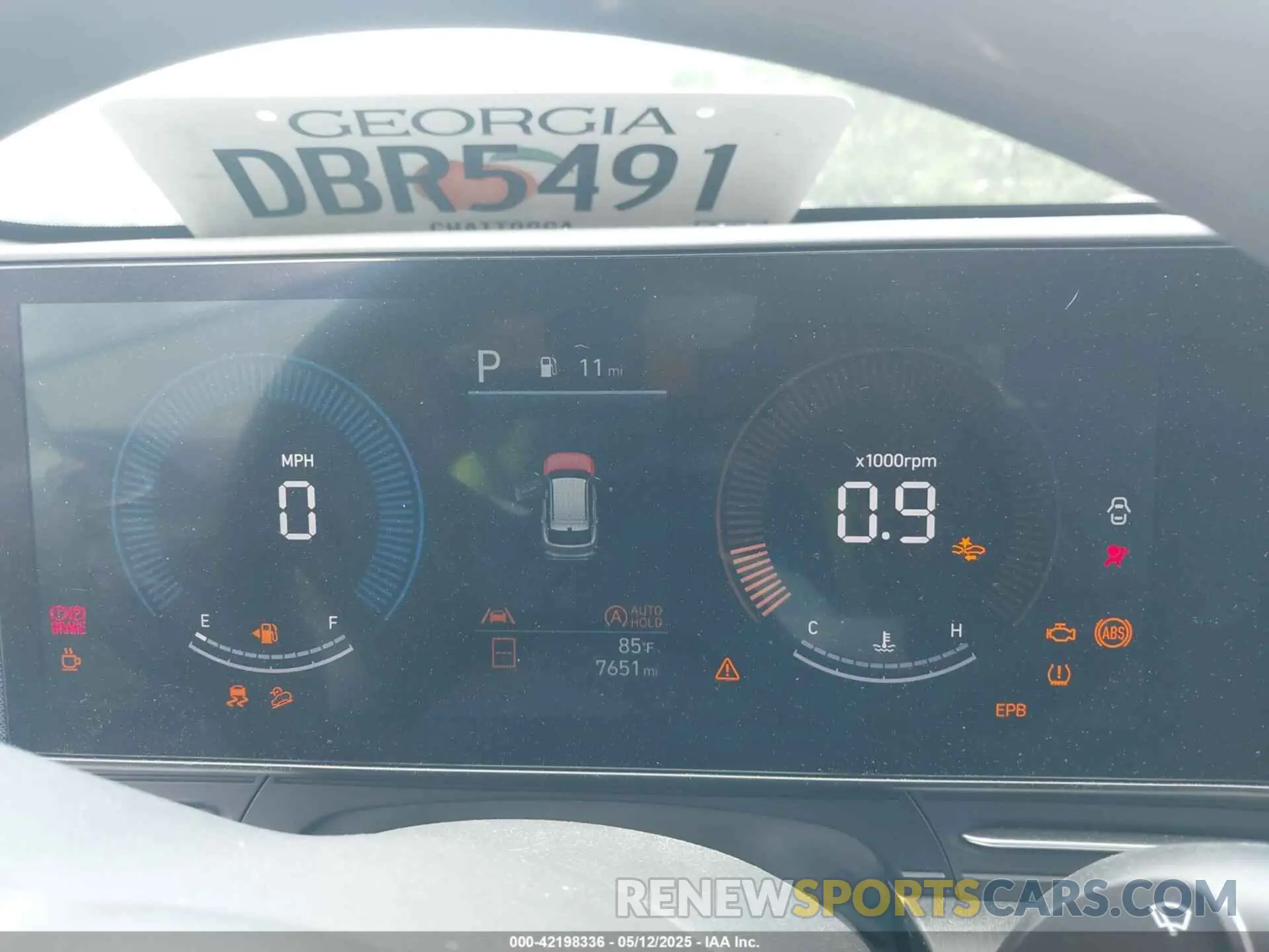 7 fotografías del automóvil dañado KM8HA3AB7SU234497 HYUNDAI KONA 2025