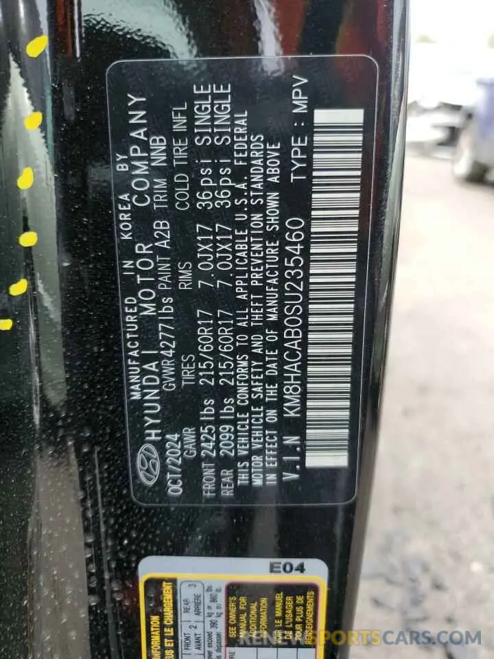 13 fotografías del automóvil dañado KM8HACAB0SU235460 HYUNDAI KONA 2025