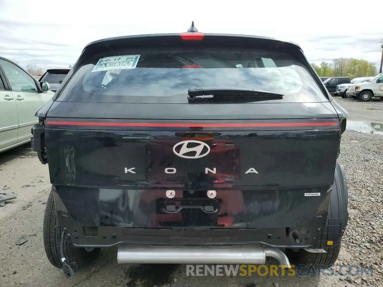 6 fotografías del automóvil dañado KM8HACAB0SU235460 HYUNDAI KONA 2025