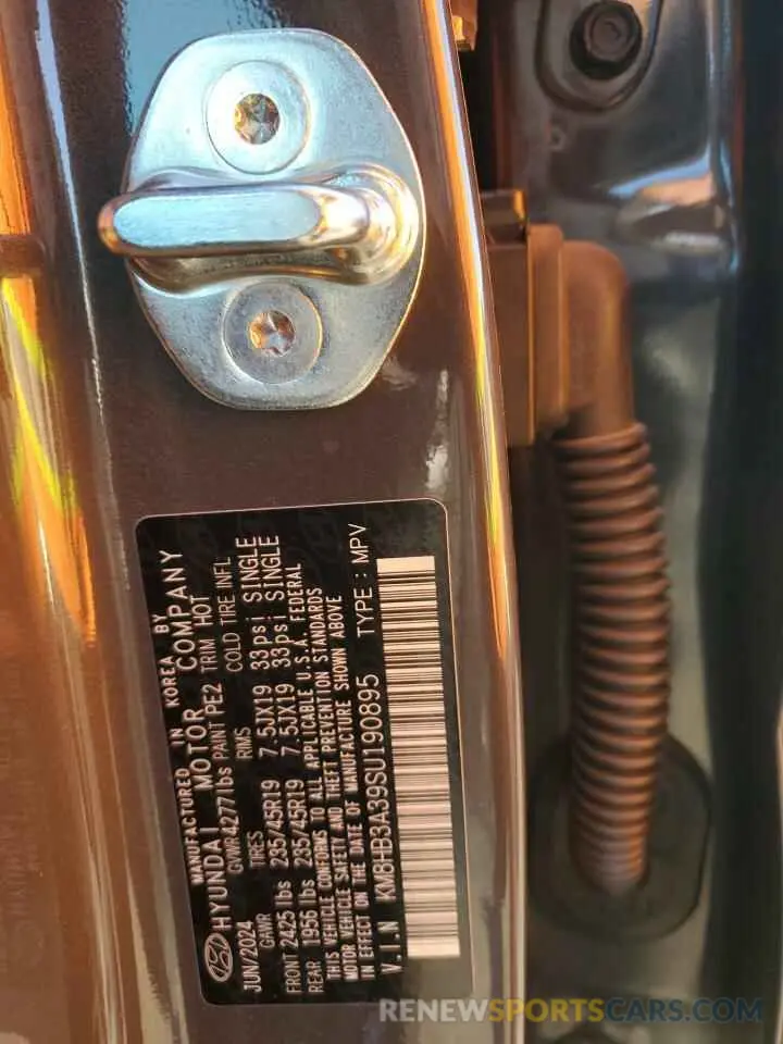 14 fotografías del automóvil dañado KM8HB3A39SU190895 HYUNDAI KONA 2025