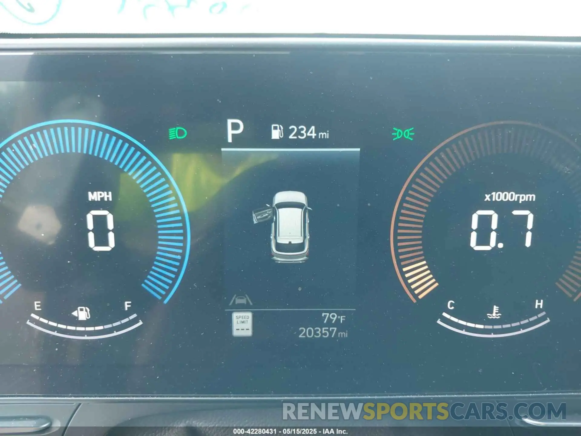 7 fotografías del automóvil dañado KM8HB3AB2SU206720 HYUNDAI KONA 2025