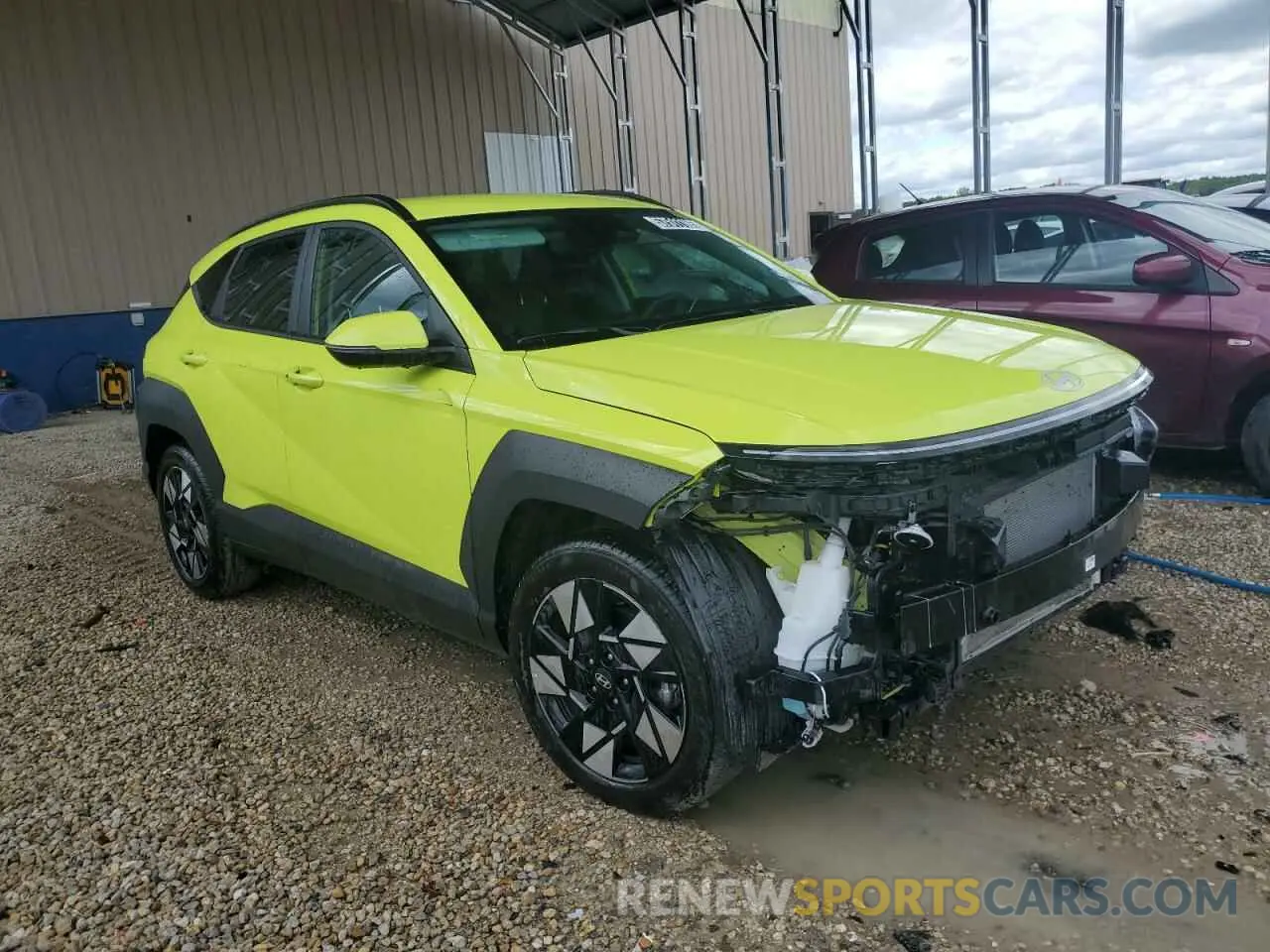 4 fotografías del automóvil dañado KM8HB3AB2SU237613 HYUNDAI KONA 2025