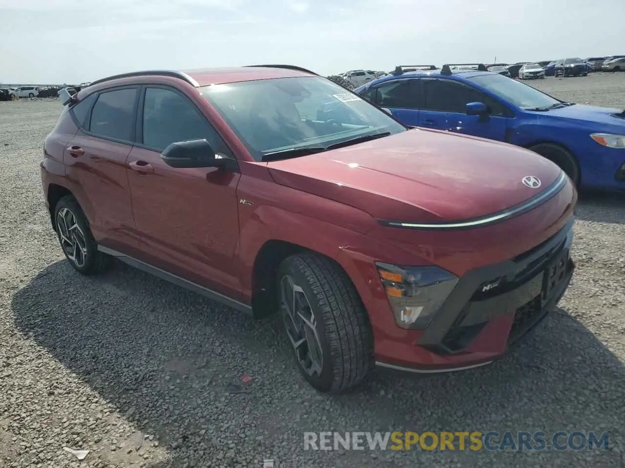 4 fotografías del automóvil dañado KM8HBCA33SU251352 HYUNDAI KONA 2025