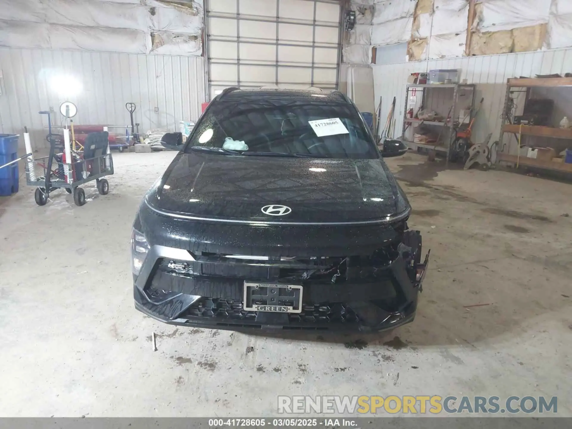 12 fotografías del automóvil dañado KM8HBCA3XSU223158 HYUNDAI KONA 2025