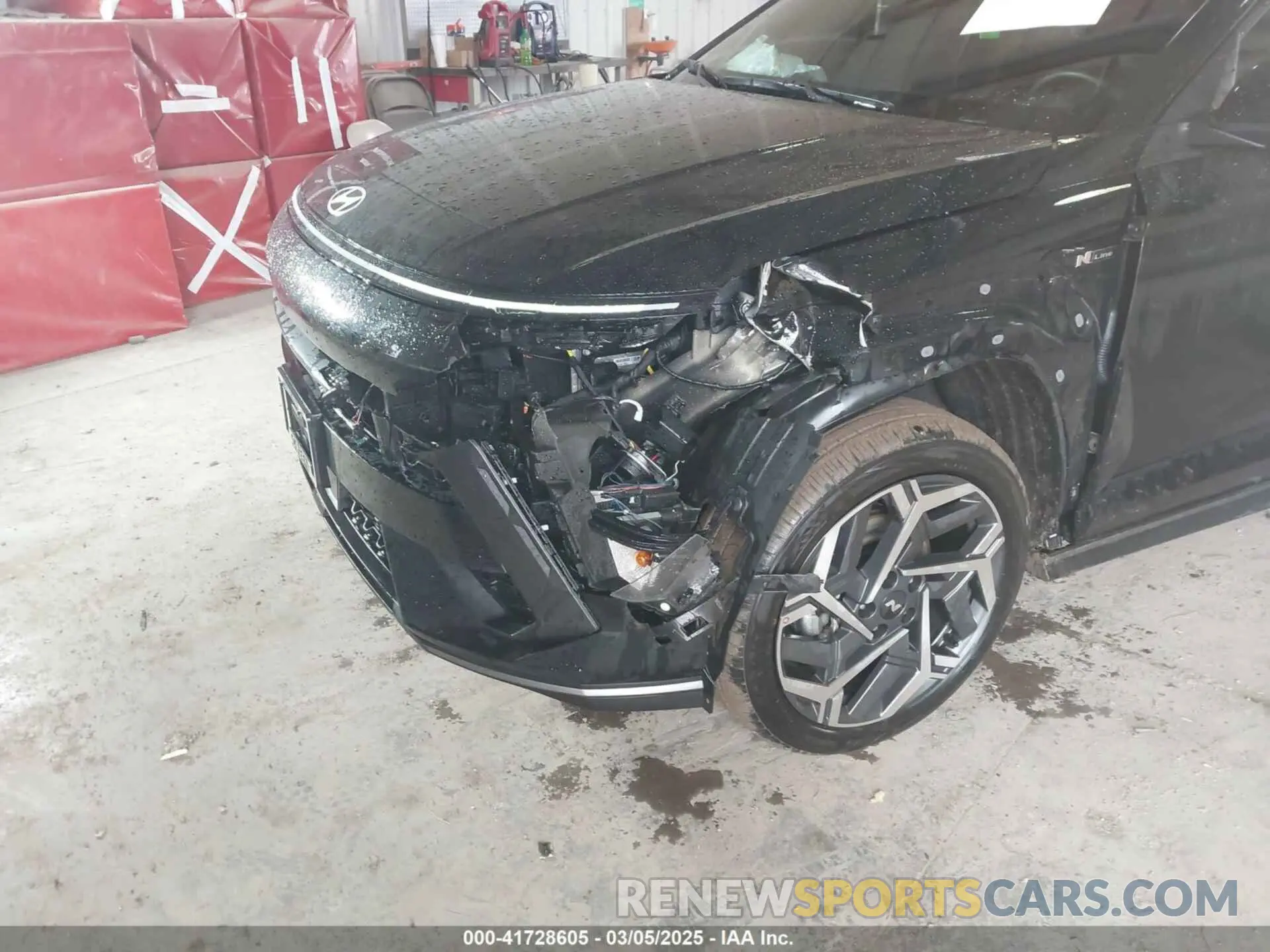 6 fotografías del automóvil dañado KM8HBCA3XSU223158 HYUNDAI KONA 2025