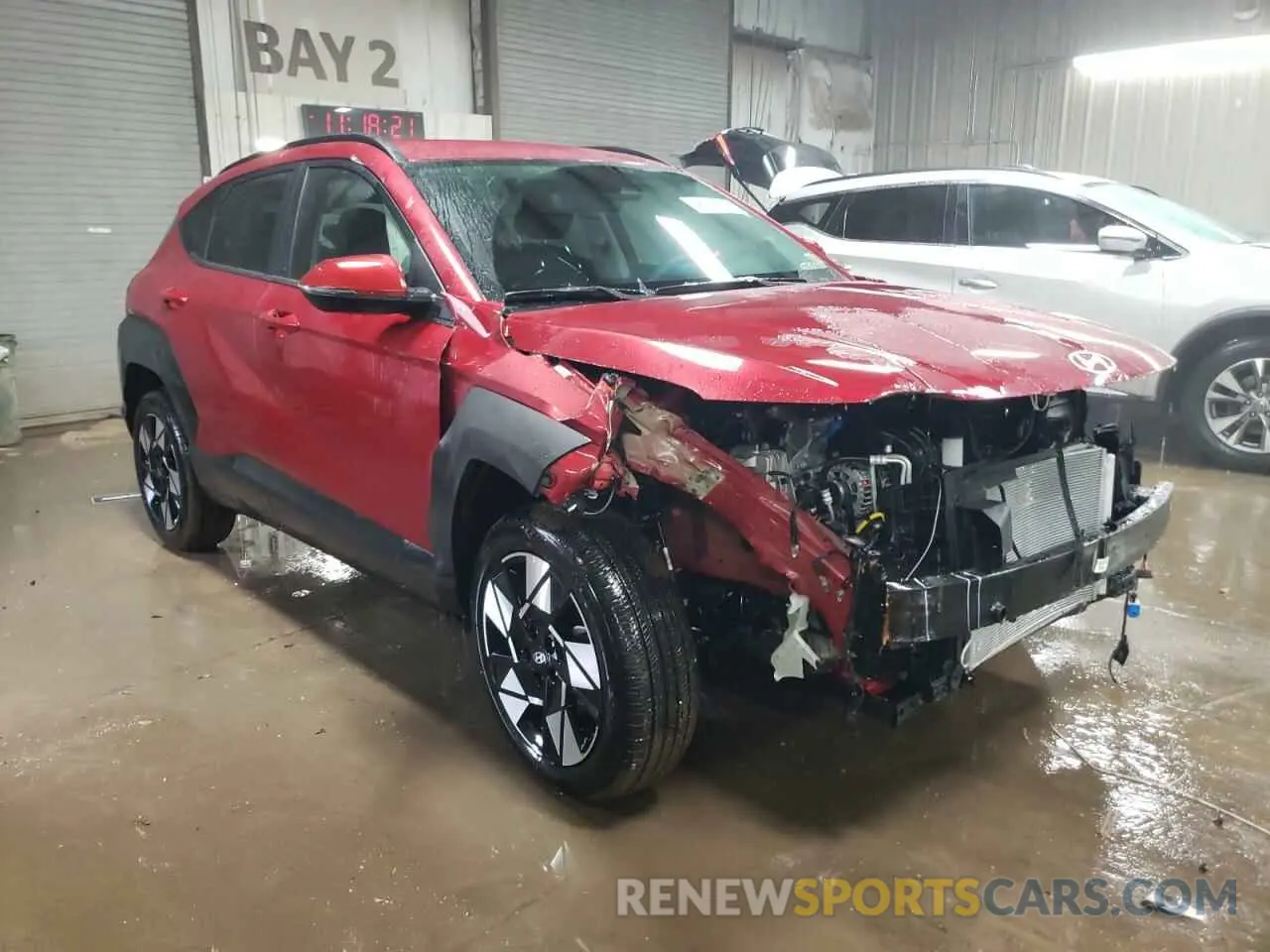 4 fotografías del automóvil dañado KM8HBCAB1SU200326 HYUNDAI KONA 2025