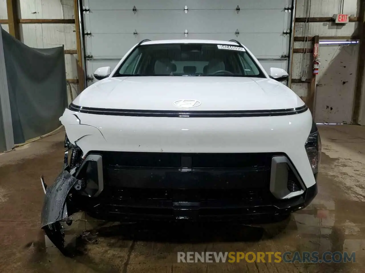 5 fotografías del automóvil dañado KM8HBCAB1SU201198 HYUNDAI KONA 2025