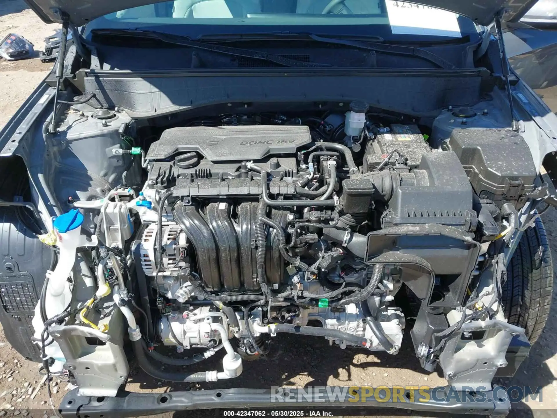 10 fotografías del automóvil dañado KM8HBCAB3SU265825 HYUNDAI KONA 2025