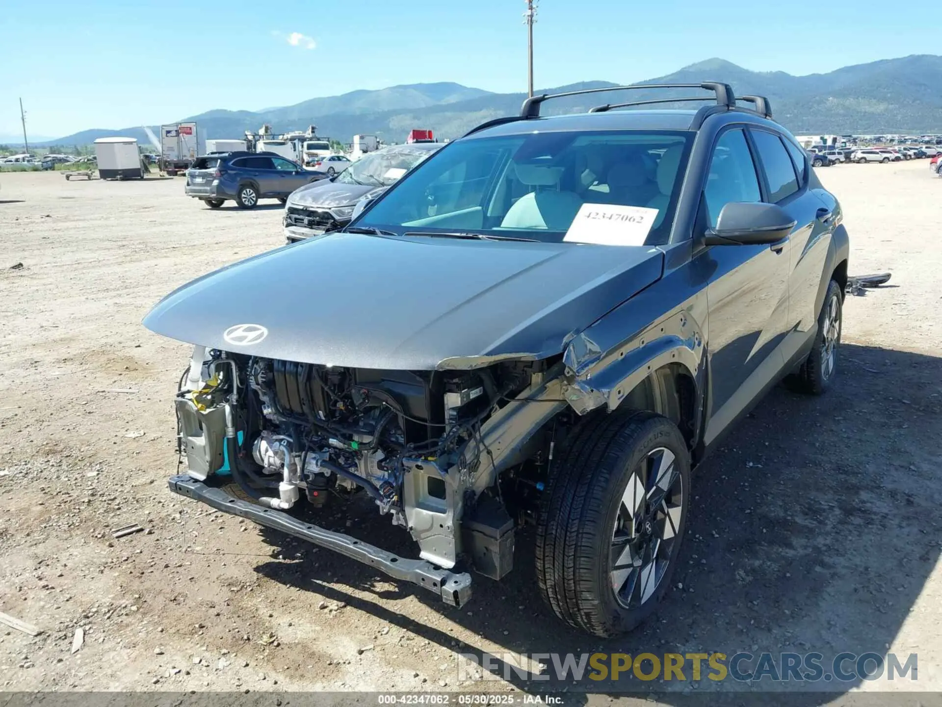 6 fotografías del automóvil dañado KM8HBCAB3SU265825 HYUNDAI KONA 2025