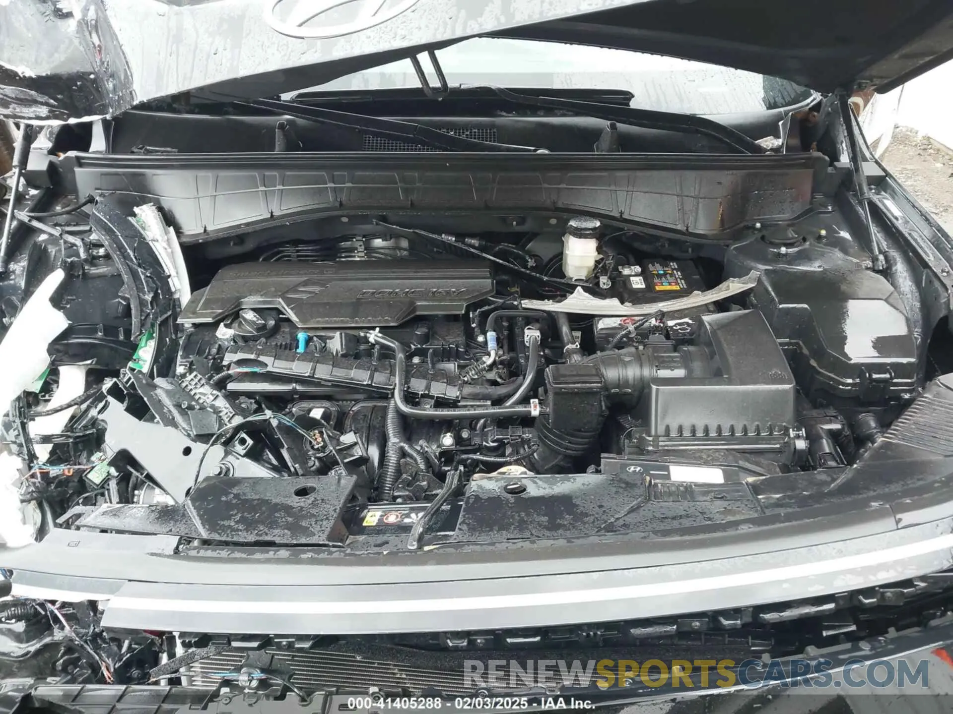 10 fotografías del automóvil dañado KM8HBCAB4SU187166 HYUNDAI KONA 2025