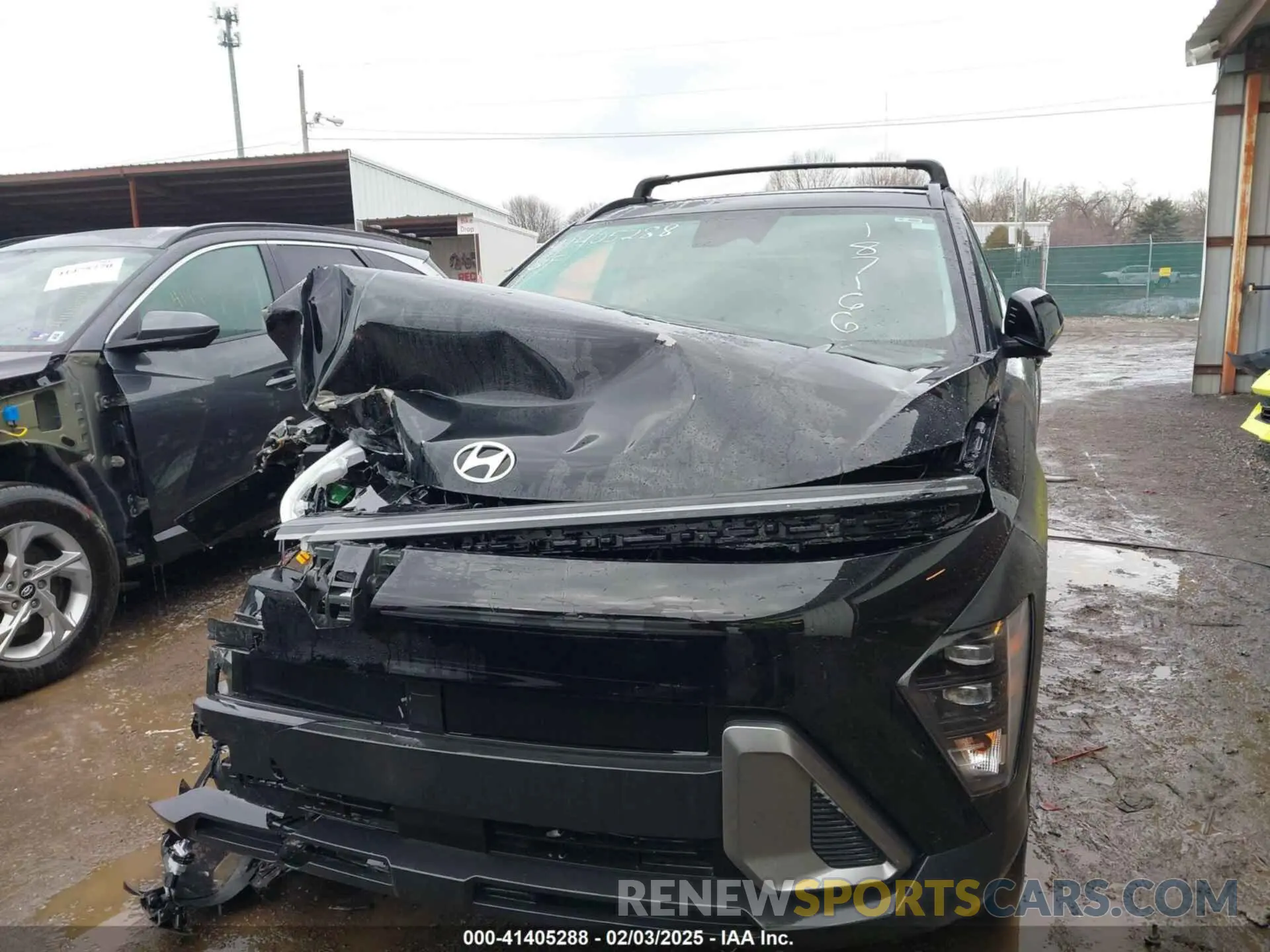 6 fotografías del automóvil dañado KM8HBCAB4SU187166 HYUNDAI KONA 2025