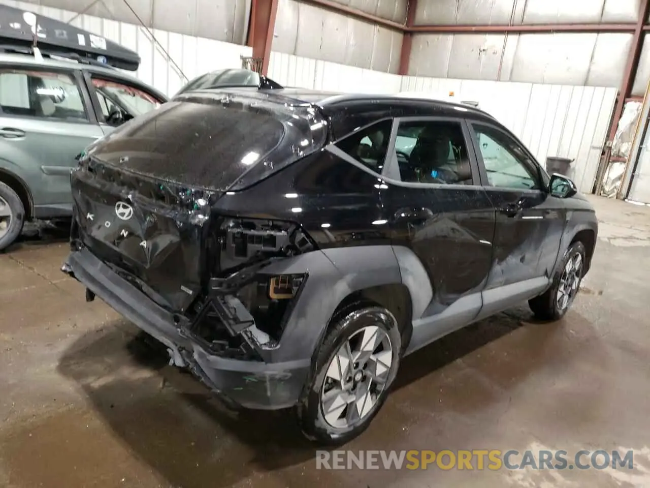 3 fotografías del automóvil dañado KM8HBCAB7SU276357 HYUNDAI KONA 2025