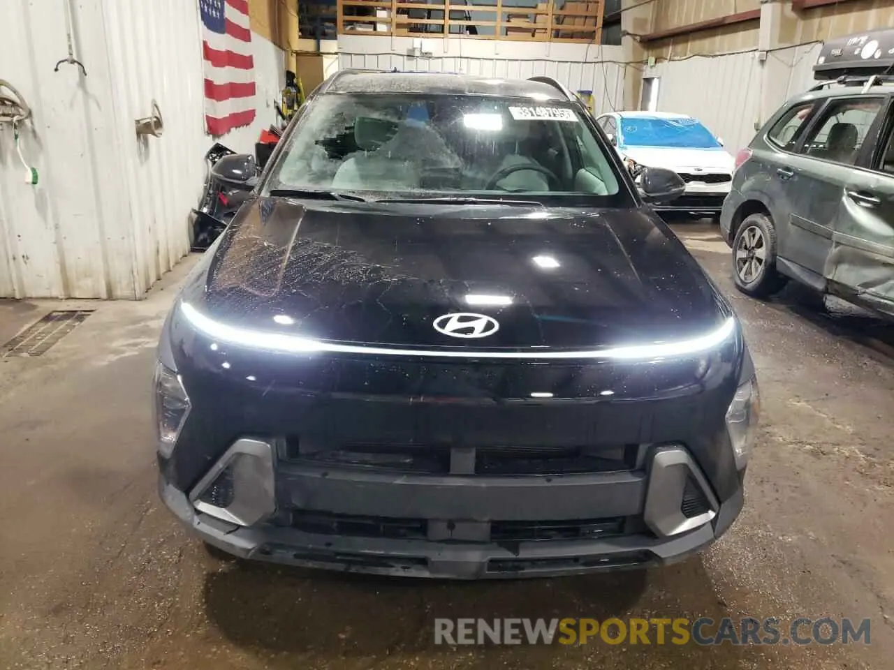 5 fotografías del automóvil dañado KM8HBCAB7SU276357 HYUNDAI KONA 2025