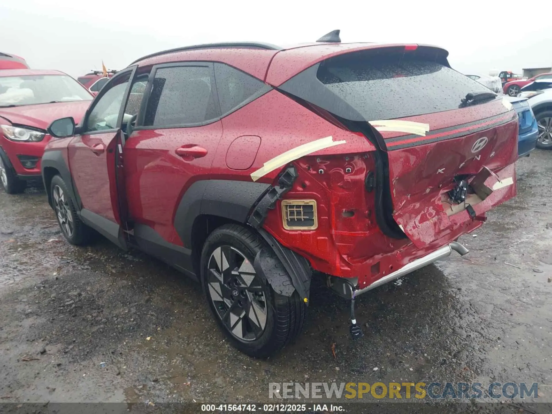 3 fotografías del automóvil dañado KM8HC3AB9SU208784 HYUNDAI KONA 2025