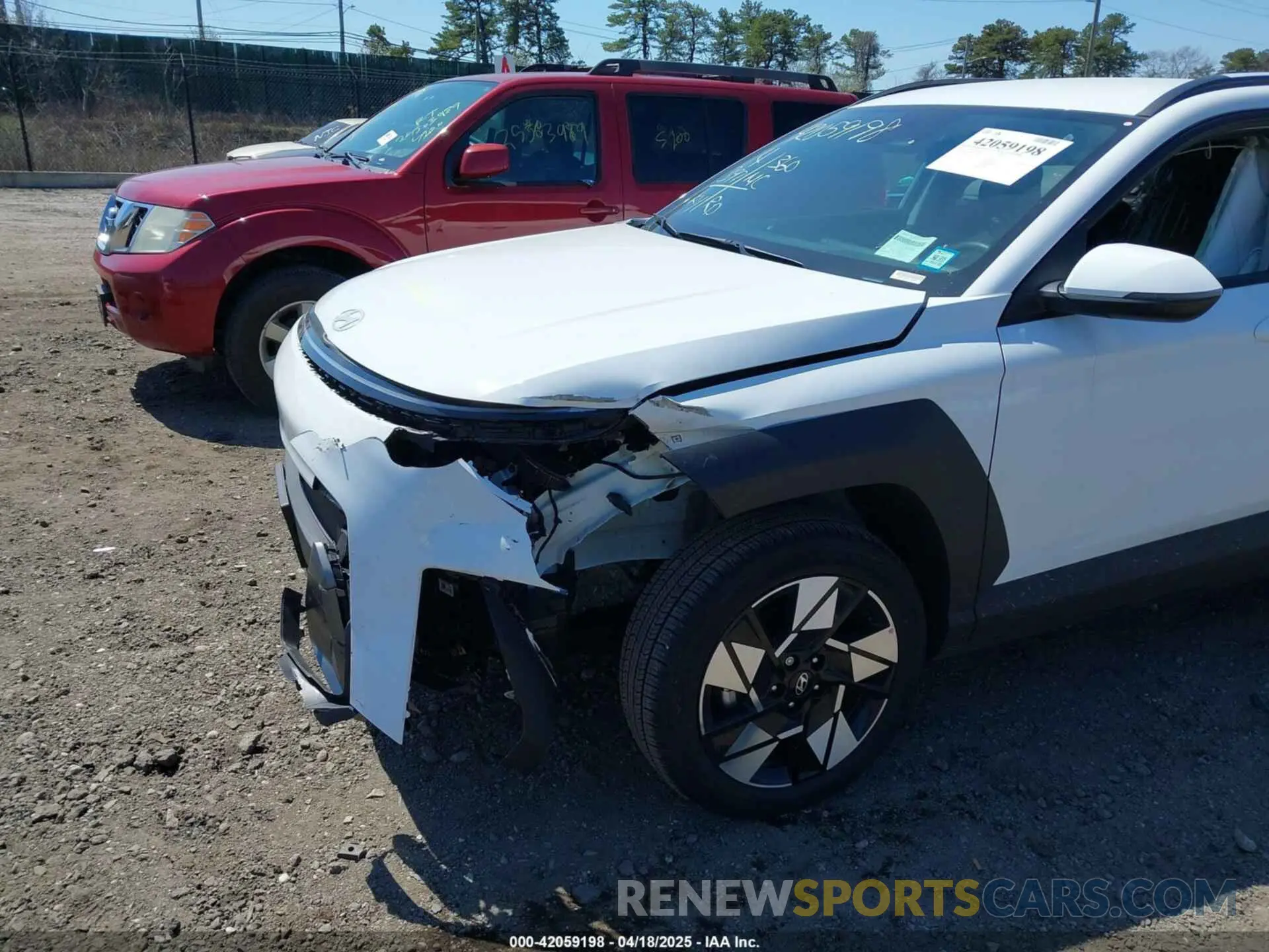 6 fotografías del automóvil dañado KM8HCCAB0SU214649 HYUNDAI KONA 2025