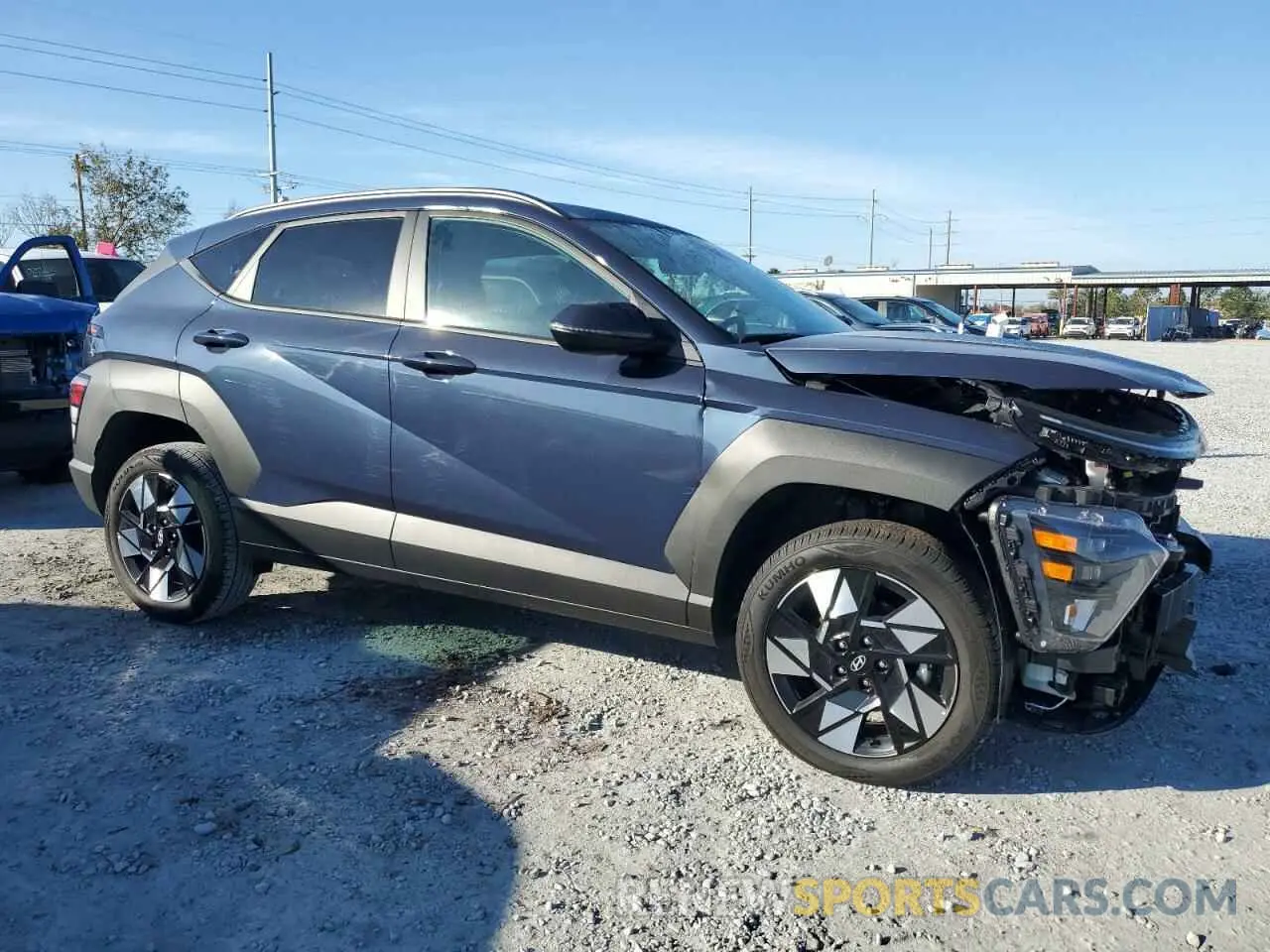 4 fotografías del automóvil dañado KM8HCCAB3SU217271 HYUNDAI KONA 2025
