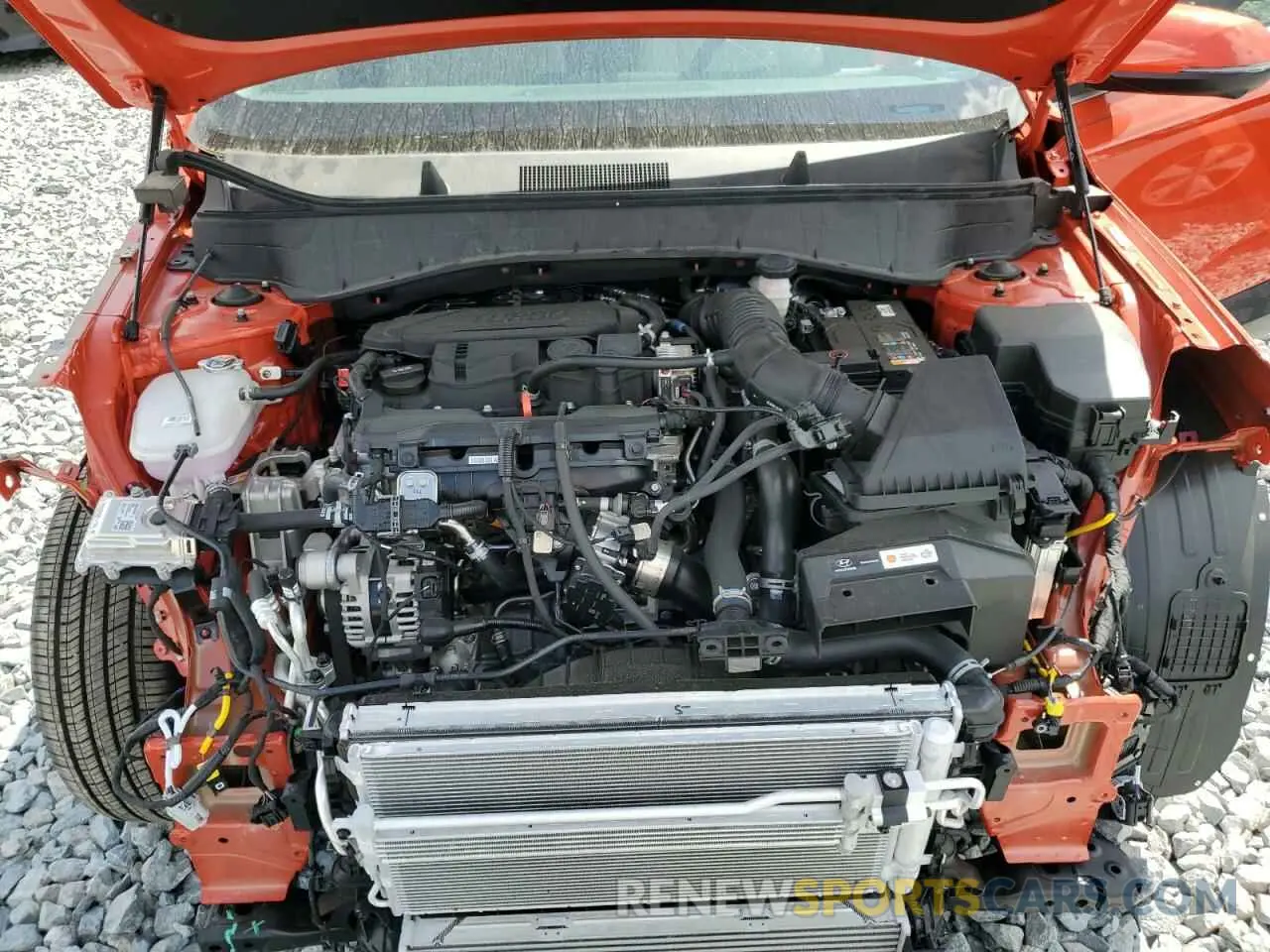 12 fotografías del automóvil dañado KM8HE3A39SU231128 HYUNDAI KONA 2025