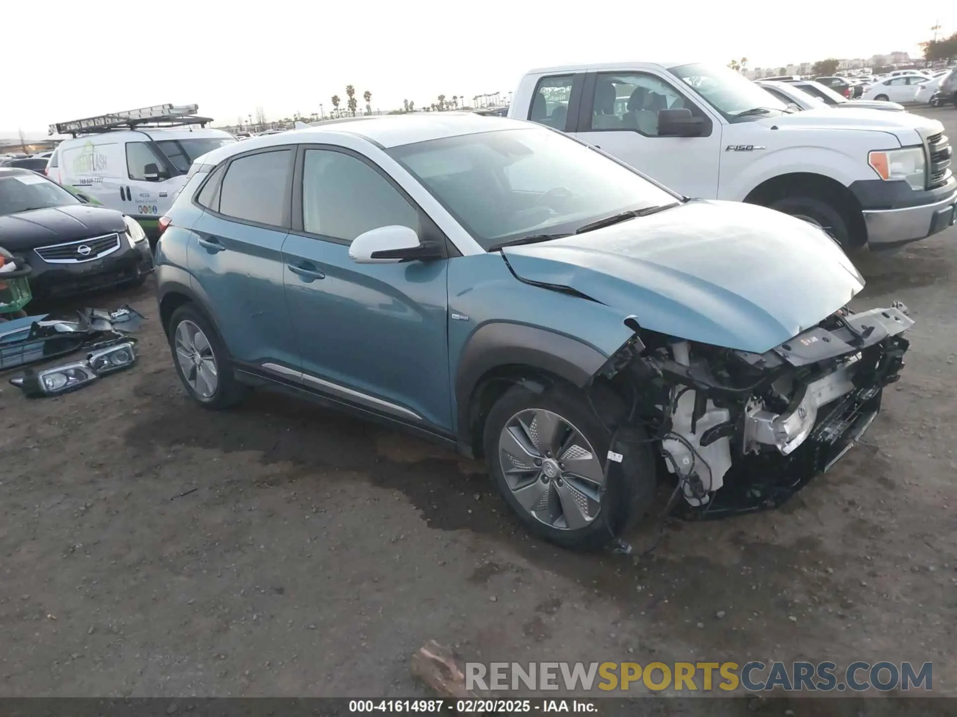 1 fotografías del automóvil dañado KM8K23AG3LU072237 HYUNDAI KONA ELECTRIC 2020