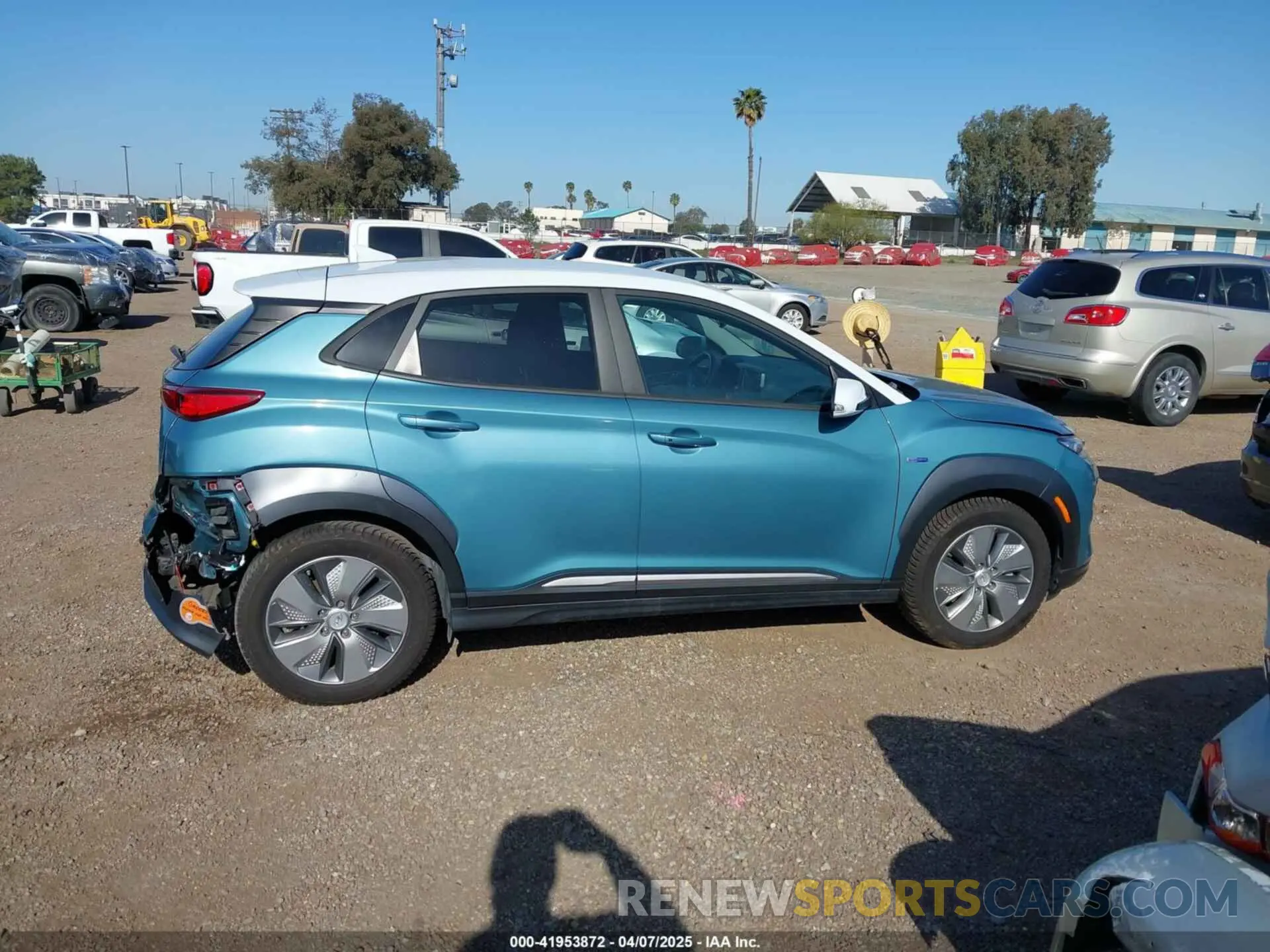 14 fotografías del automóvil dañado KM8K23AG8LU065039 HYUNDAI KONA ELECTRIC 2020