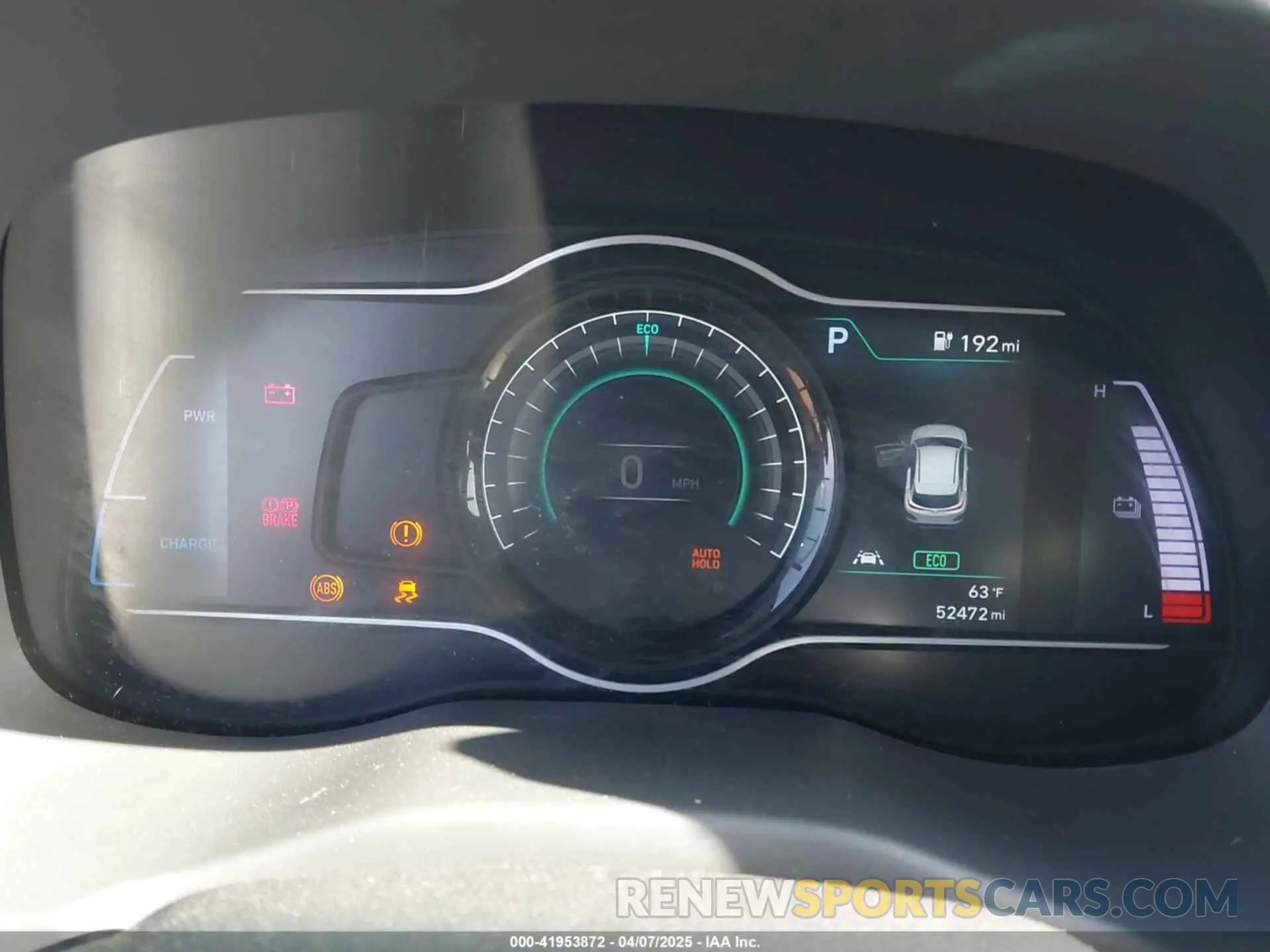 7 fotografías del automóvil dañado KM8K23AG8LU065039 HYUNDAI KONA ELECTRIC 2020