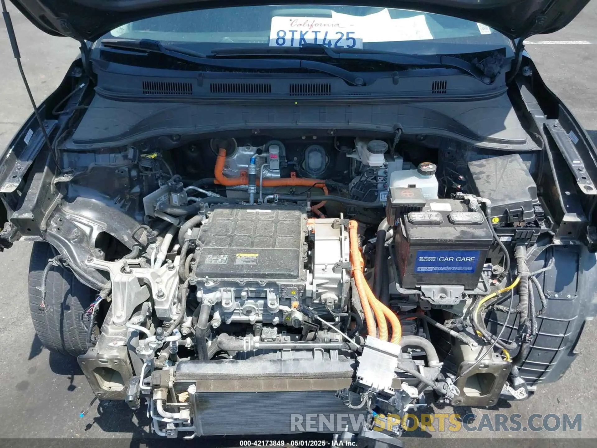 10 fotografías del automóvil dañado KM8K33AG7LU058922 HYUNDAI KONA ELECTRIC 2020