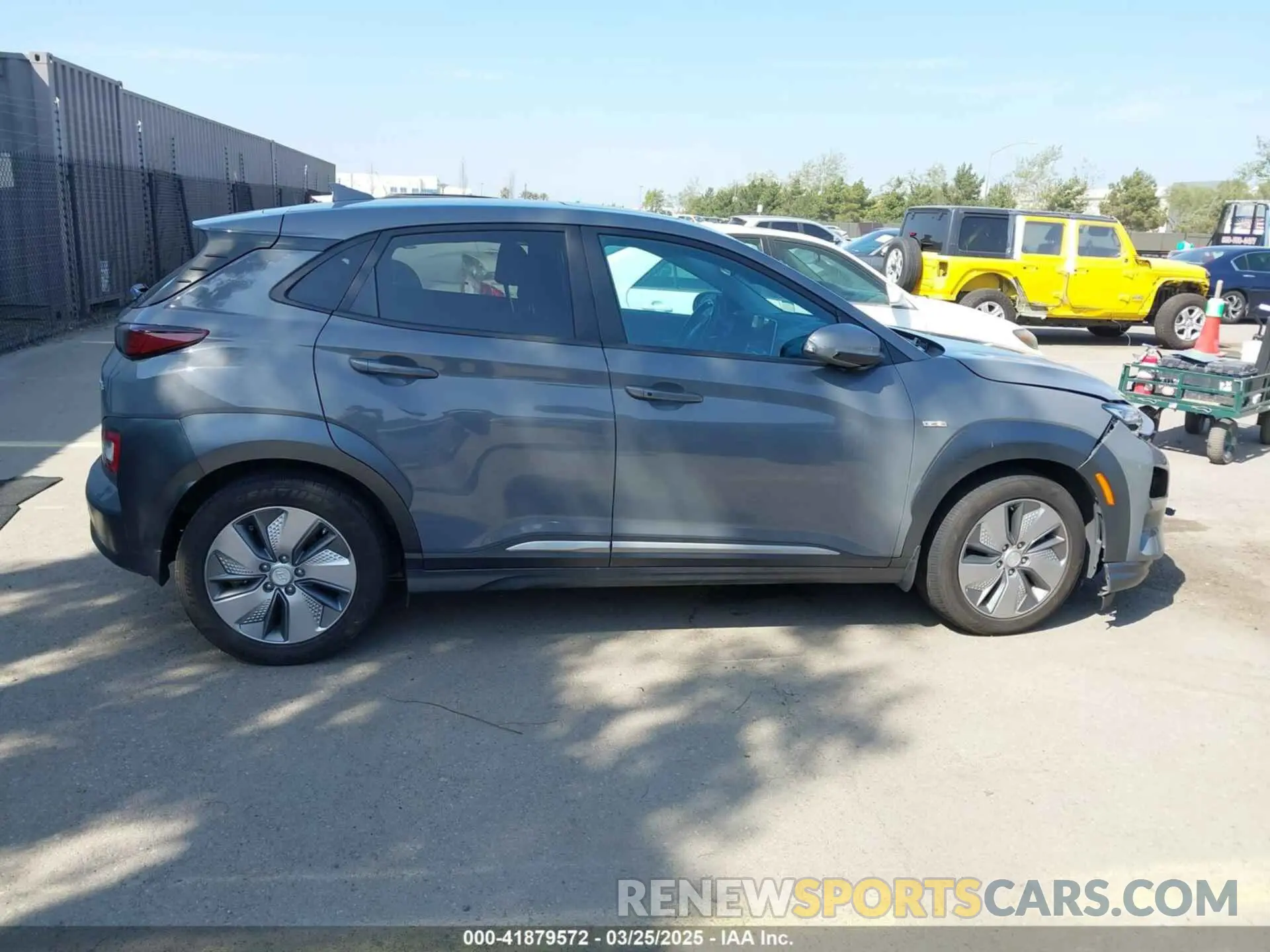 14 fotografías del automóvil dañado KM8K53AG5LU078922 HYUNDAI KONA ELECTRIC 2020