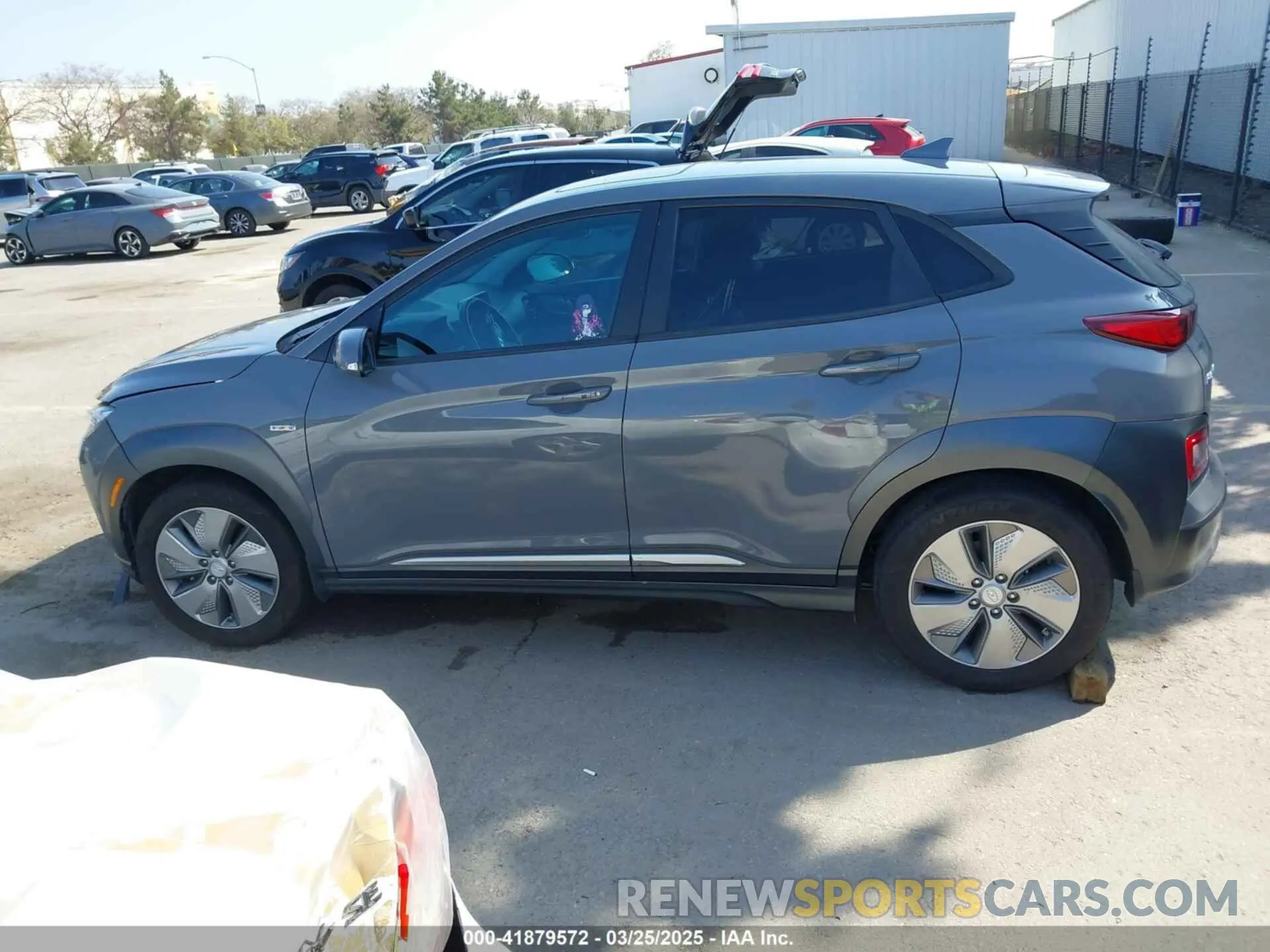 15 fotografías del automóvil dañado KM8K53AG5LU078922 HYUNDAI KONA ELECTRIC 2020