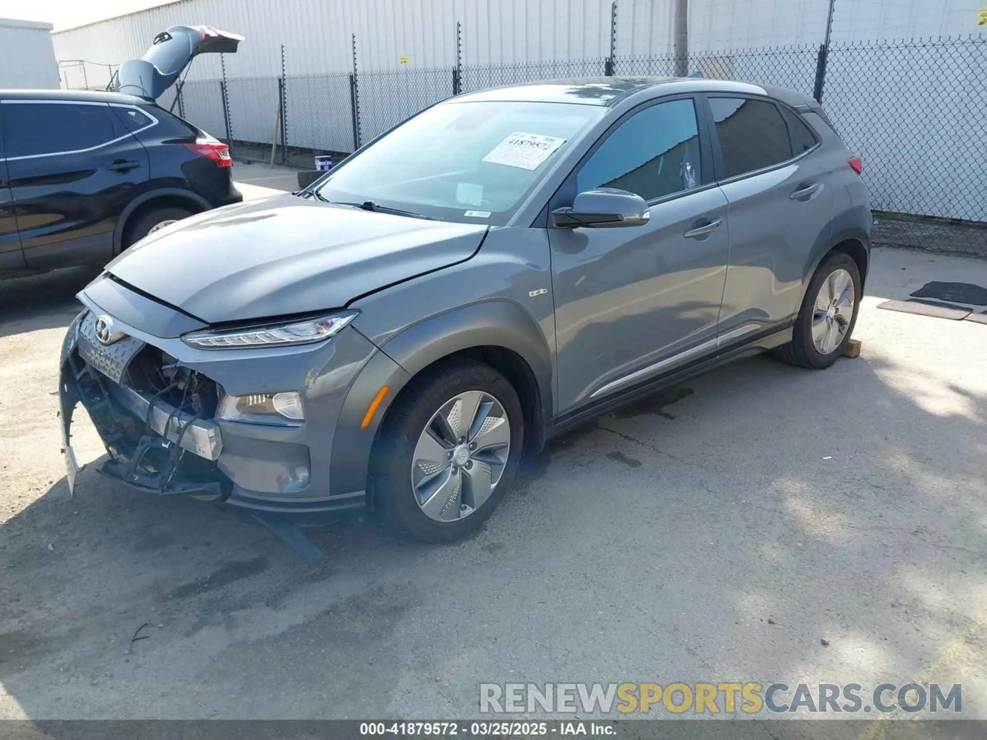 2 fotografías del automóvil dañado KM8K53AG5LU078922 HYUNDAI KONA ELECTRIC 2020