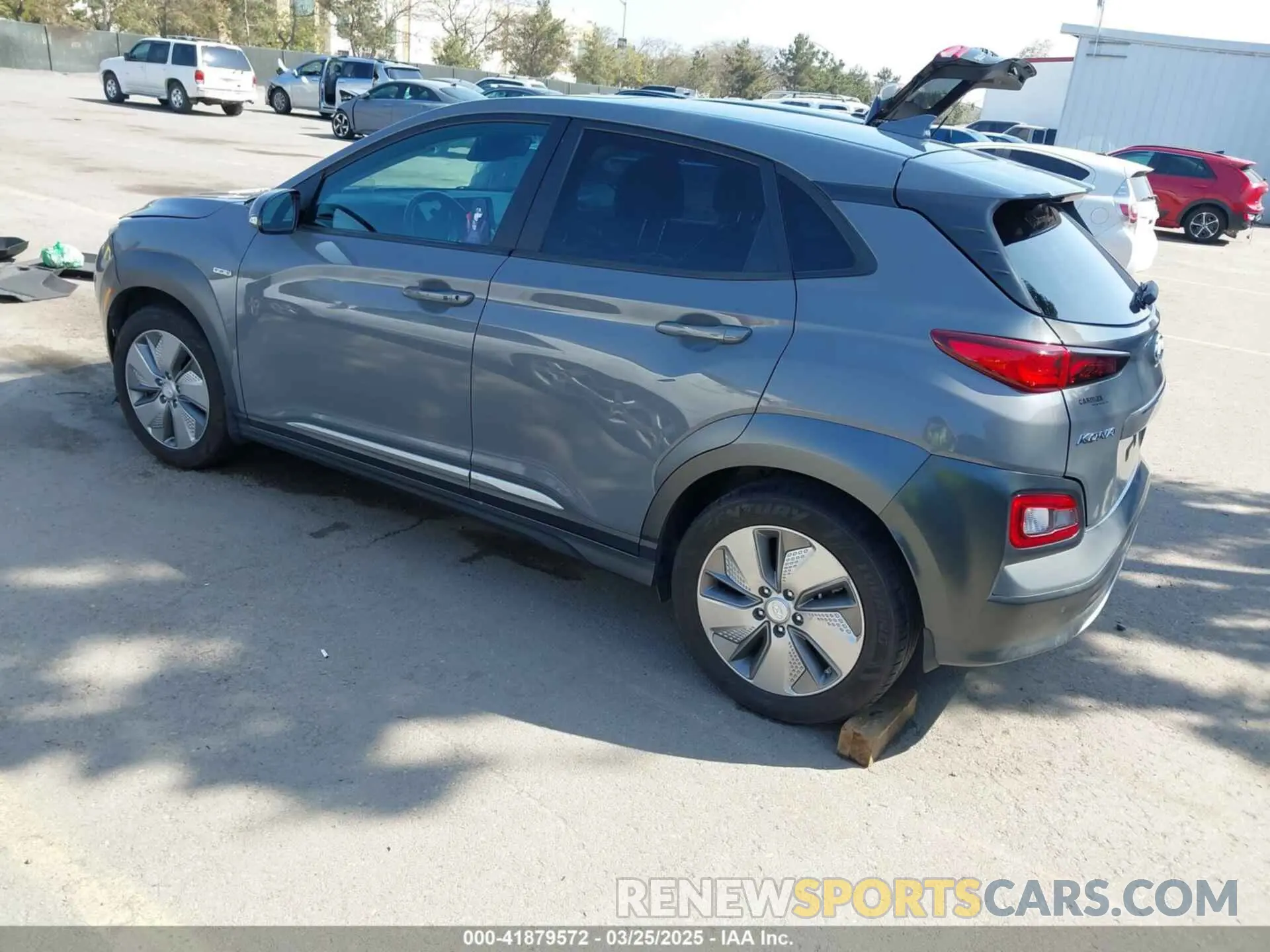 3 fotografías del automóvil dañado KM8K53AG5LU078922 HYUNDAI KONA ELECTRIC 2020