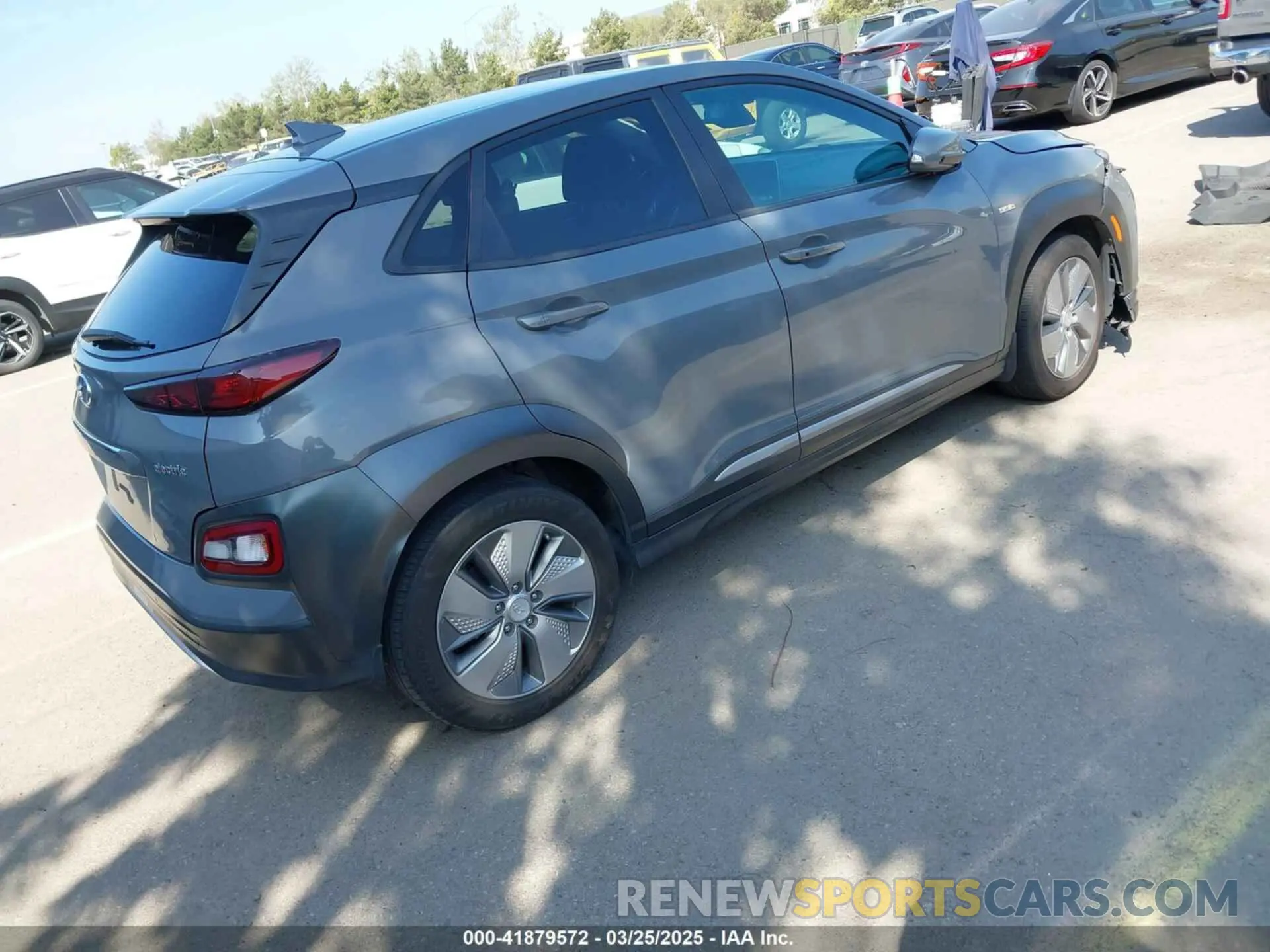 4 fotografías del automóvil dañado KM8K53AG5LU078922 HYUNDAI KONA ELECTRIC 2020
