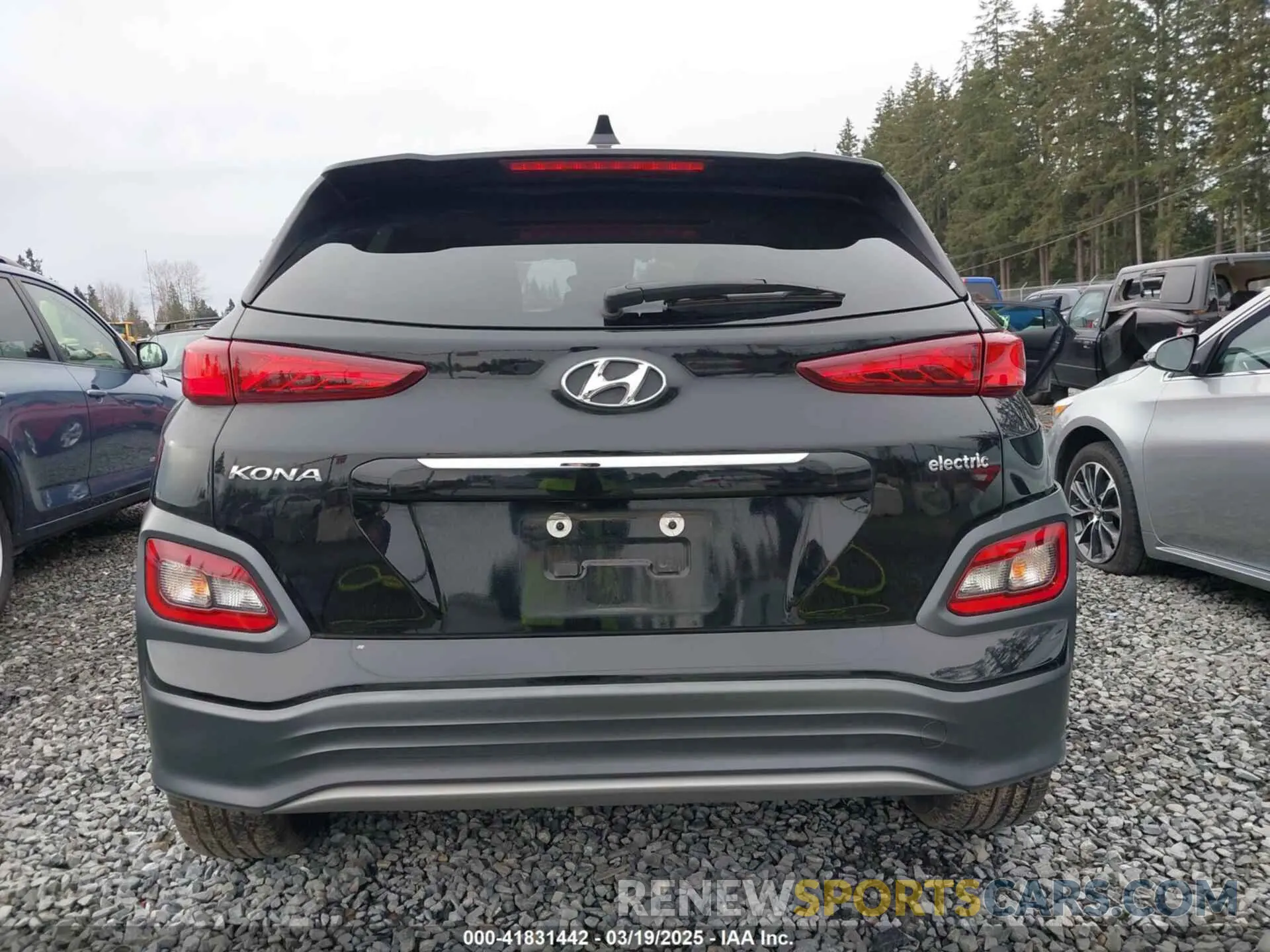16 fotografías del automóvil dañado KM8K33AG0MU110795 HYUNDAI KONA ELECTRIC 2021