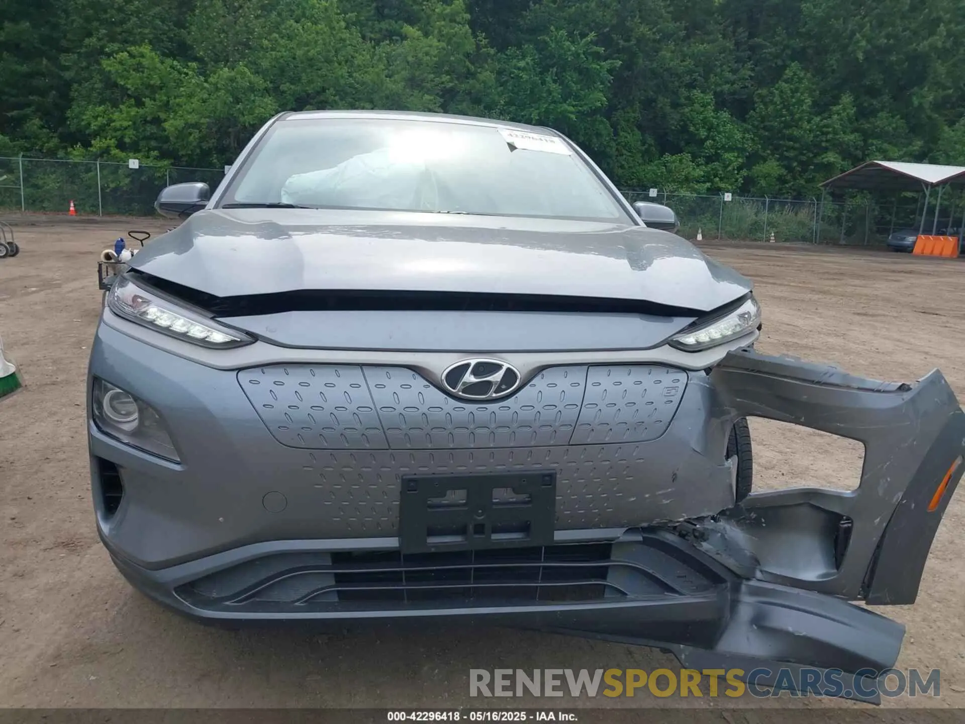 12 fotografías del automóvil dañado KM8K33AG1MU127234 HYUNDAI KONA ELECTRIC 2021