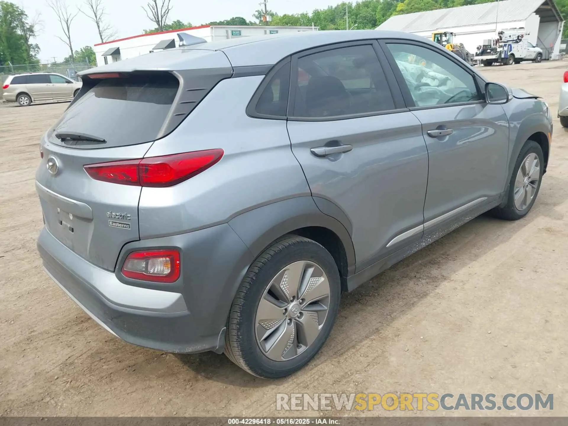 4 fotografías del automóvil dañado KM8K33AG1MU127234 HYUNDAI KONA ELECTRIC 2021
