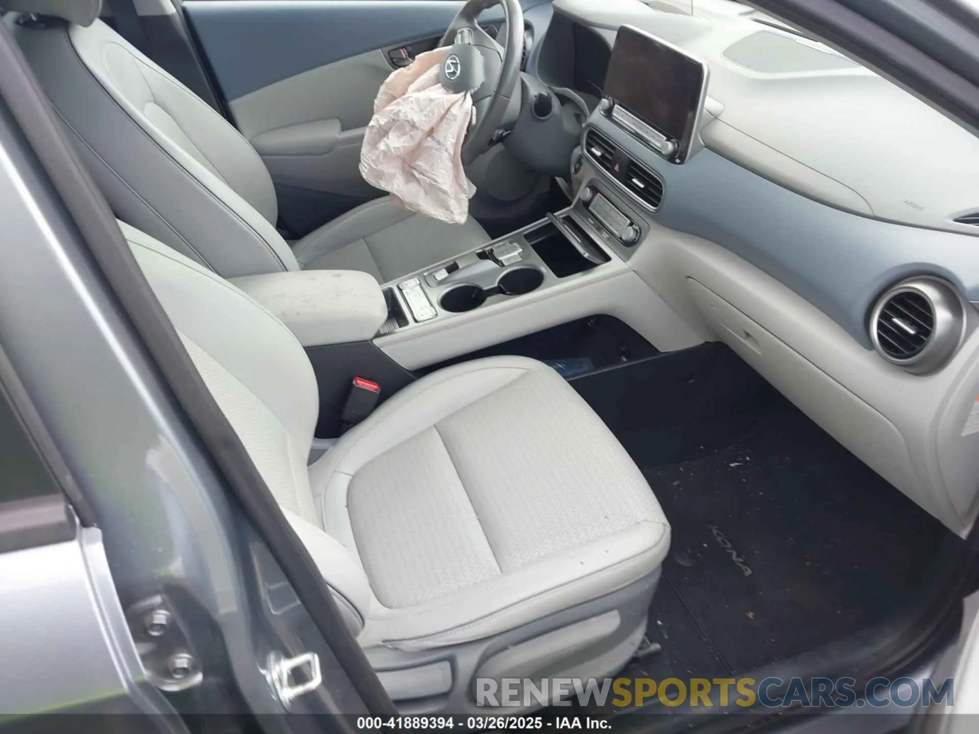 5 fotografías del automóvil dañado KM8K53AG0MU097928 HYUNDAI KONA ELECTRIC 2021