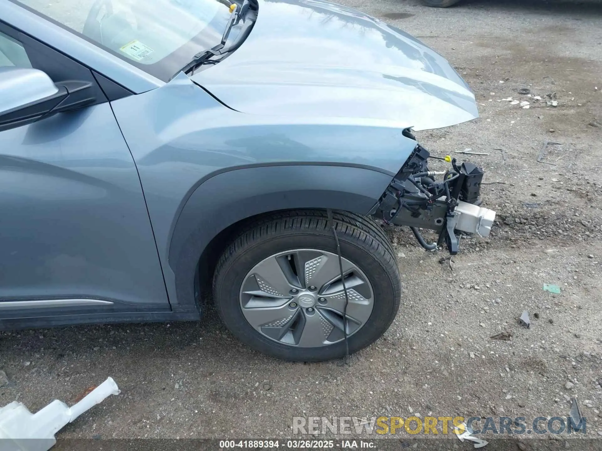 6 fotografías del automóvil dañado KM8K53AG0MU097928 HYUNDAI KONA ELECTRIC 2021