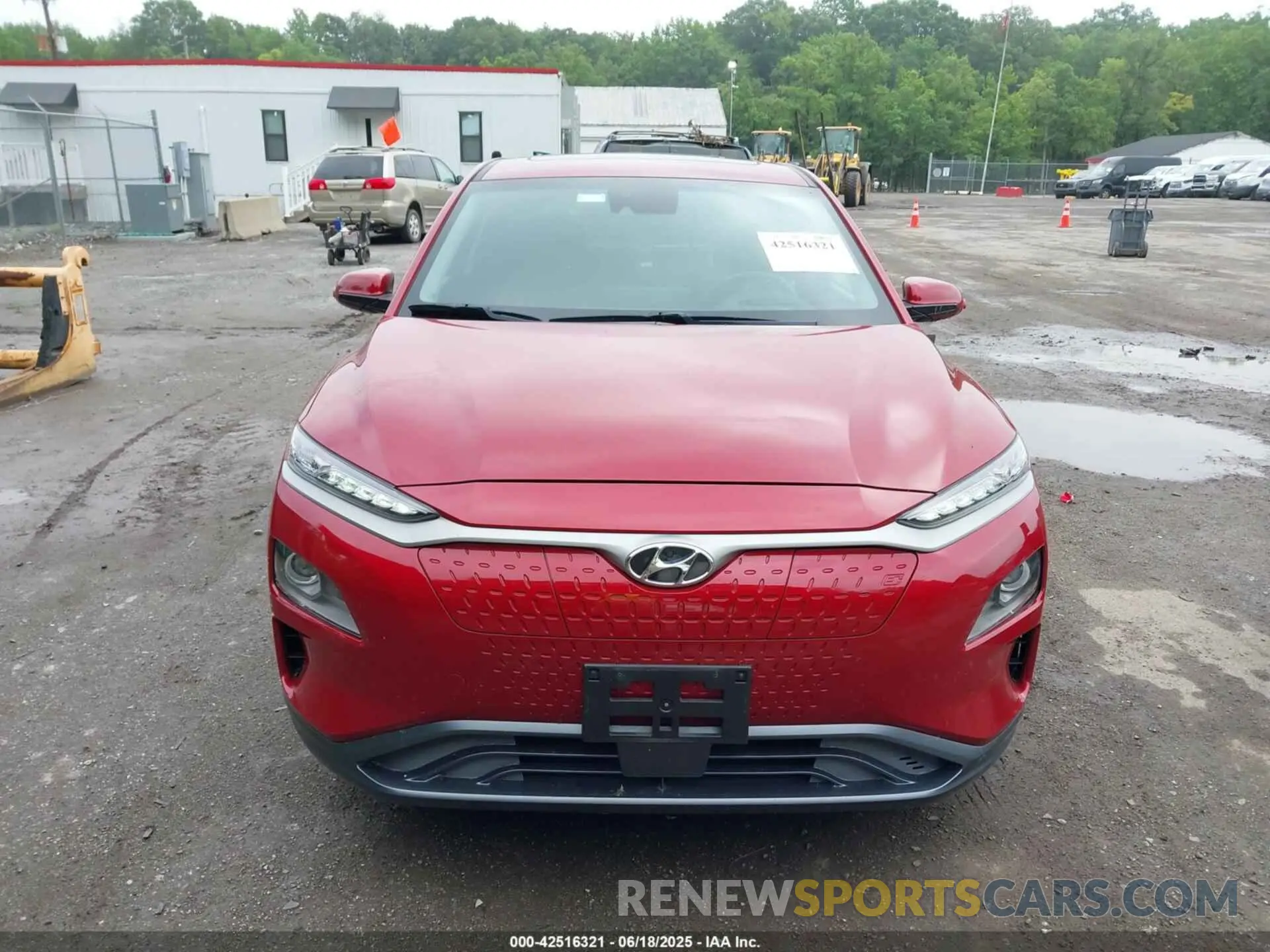 12 fotografías del automóvil dañado KM8K53AG6MU119382 HYUNDAI KONA ELECTRIC 2021