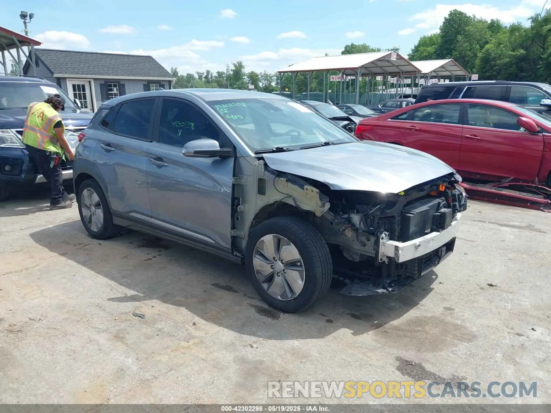 1 fotografías del automóvil dañado KM8K53AG6MU125246 HYUNDAI KONA ELECTRIC 2021