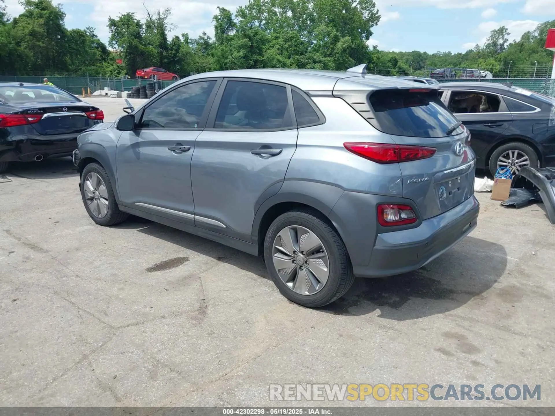 3 fotografías del automóvil dañado KM8K53AG6MU125246 HYUNDAI KONA ELECTRIC 2021